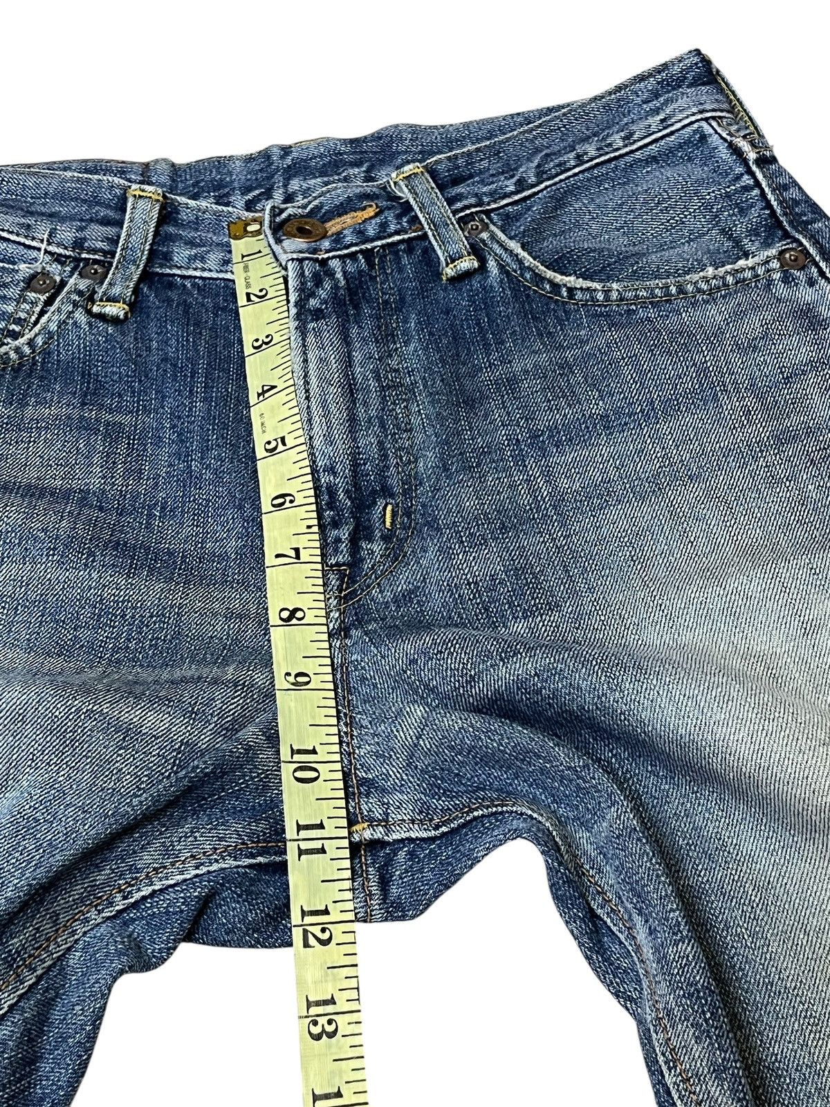 Edwin Vintage EDWIN 505 ZX button fly dirty redline selvedge jeans Size US 28 / EU 44 - 17 Thumbnail