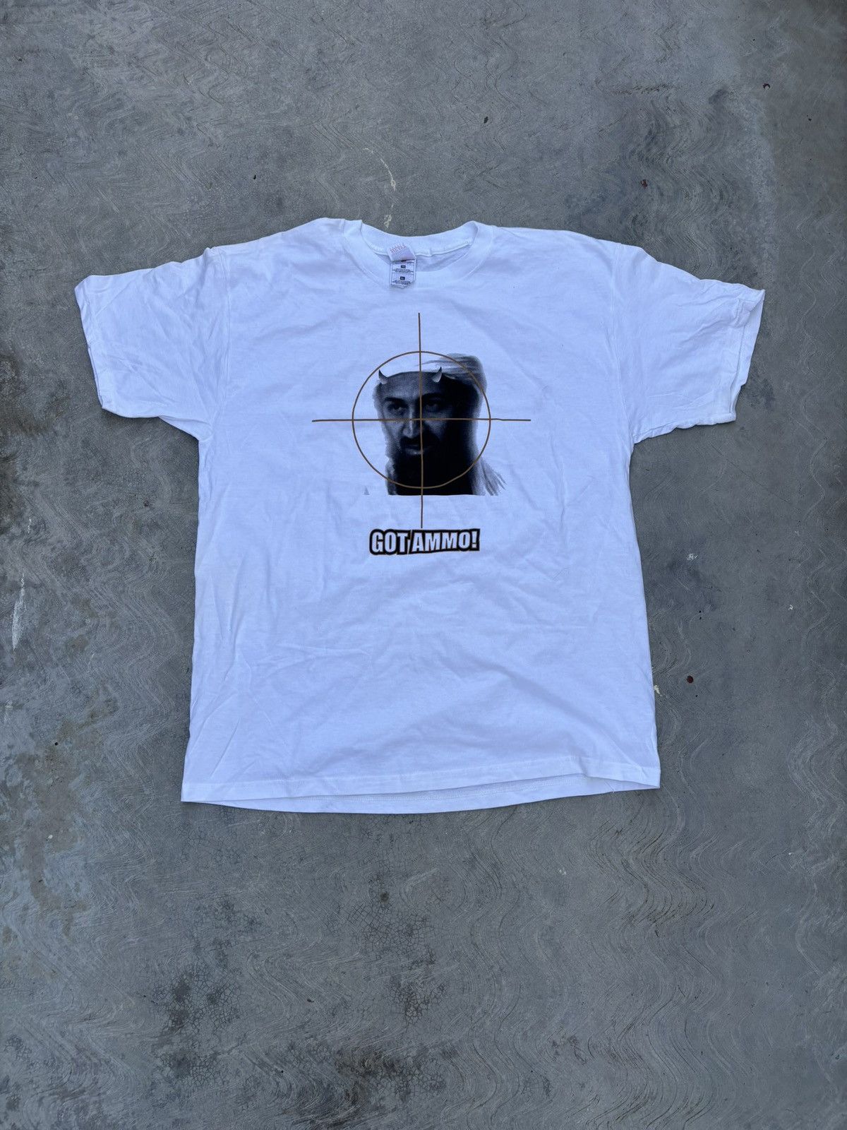 Vintage Vintage Y2K 2000s Osama Bin Laden T Shirt Size US XL / EU 56 / 4 - 1 Thumbnail