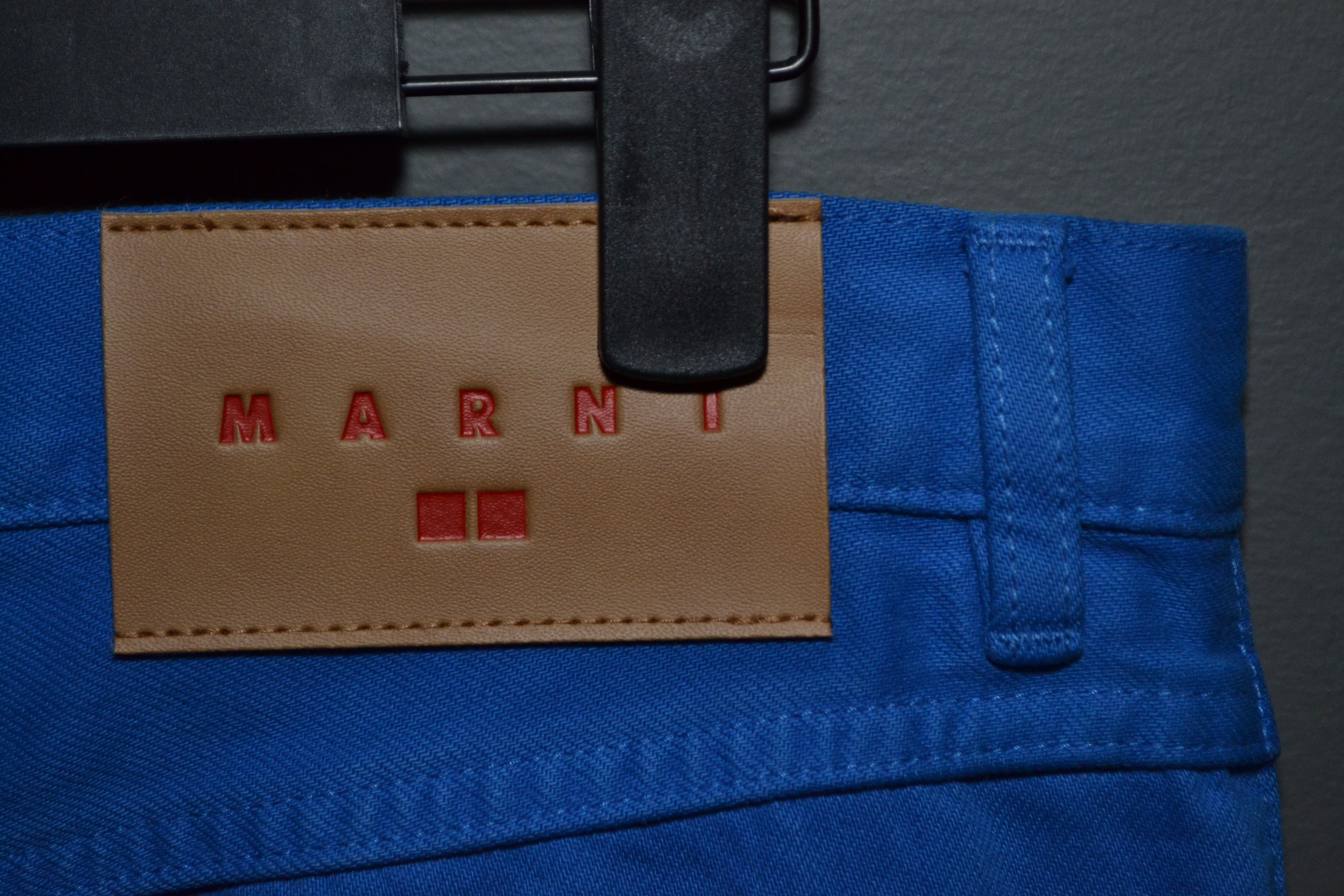 Marni Marni x Uniqlo Blue Baggy Jeans Pants size 31 Size 30" / US 8 / IT 44 - 10 Thumbnail