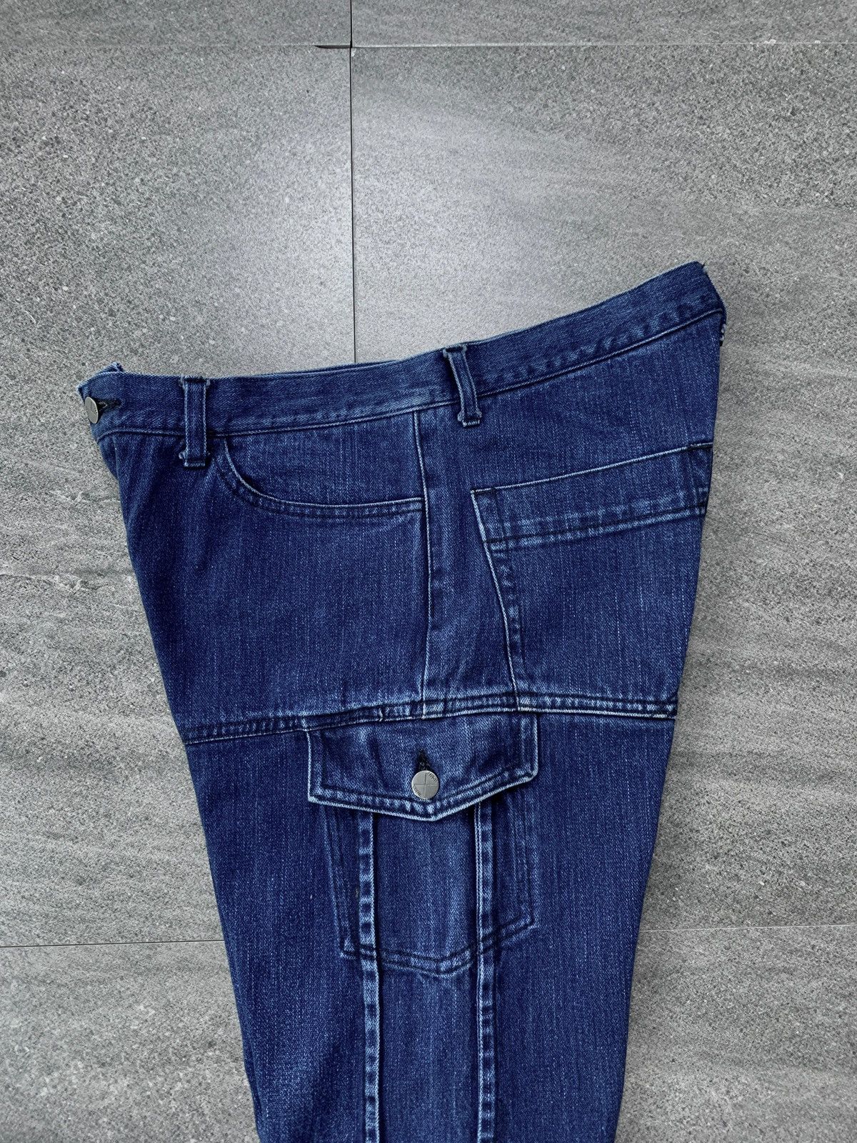 Final Home × Issey Miyake Cargo Denim Jeans Size US 31 - 4 Thumbnail