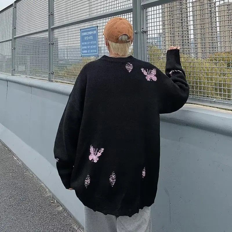 Japanese Brand × Vintage Cute fashion butterfly knit sweater knitwear cute y2k Size US XL / EU 56 / 4 - 7 Thumbnail