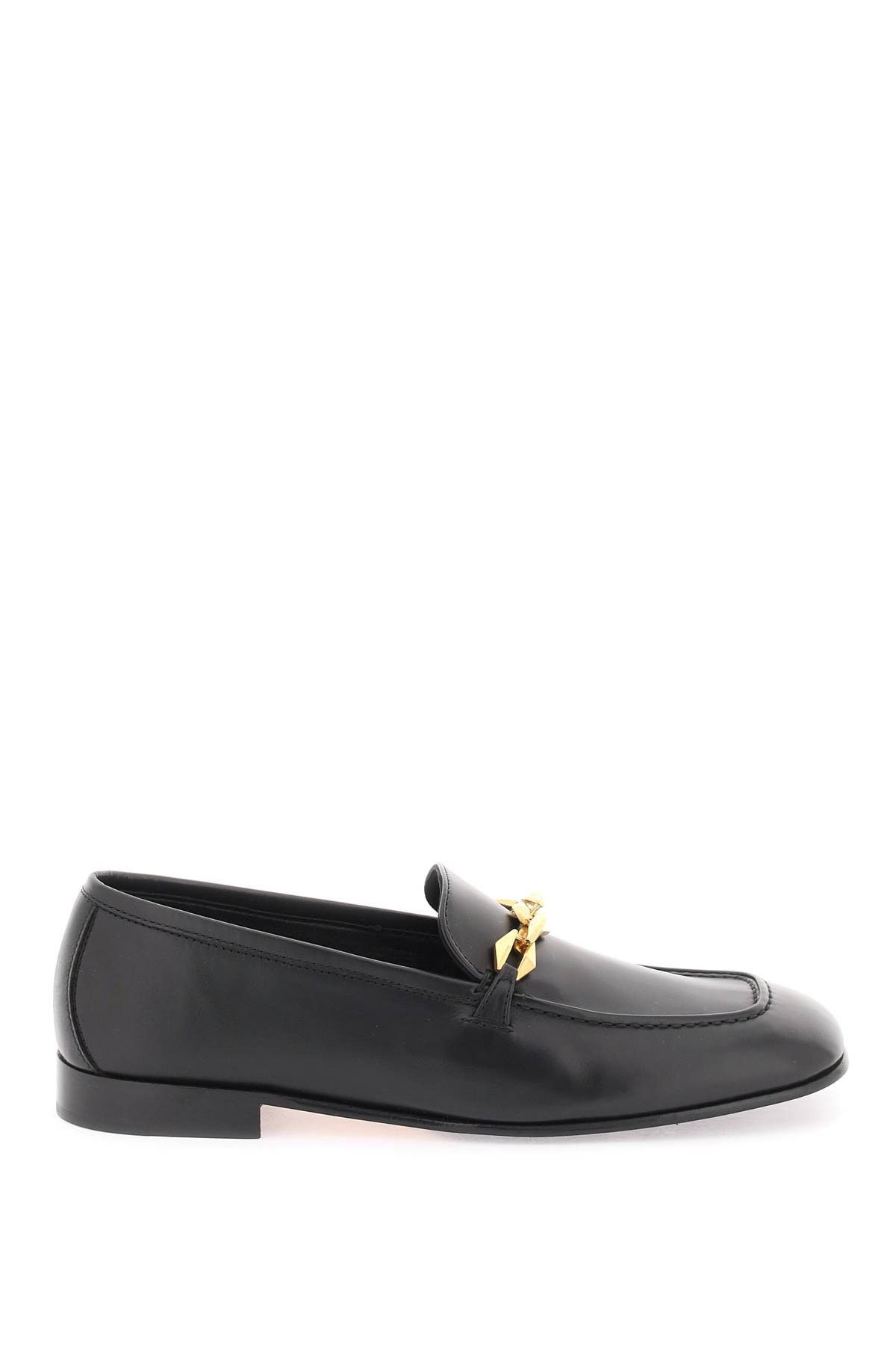 image of Jimmy Choo 'tilda' Mocassins Shoes in Black, Women's (Size 8)