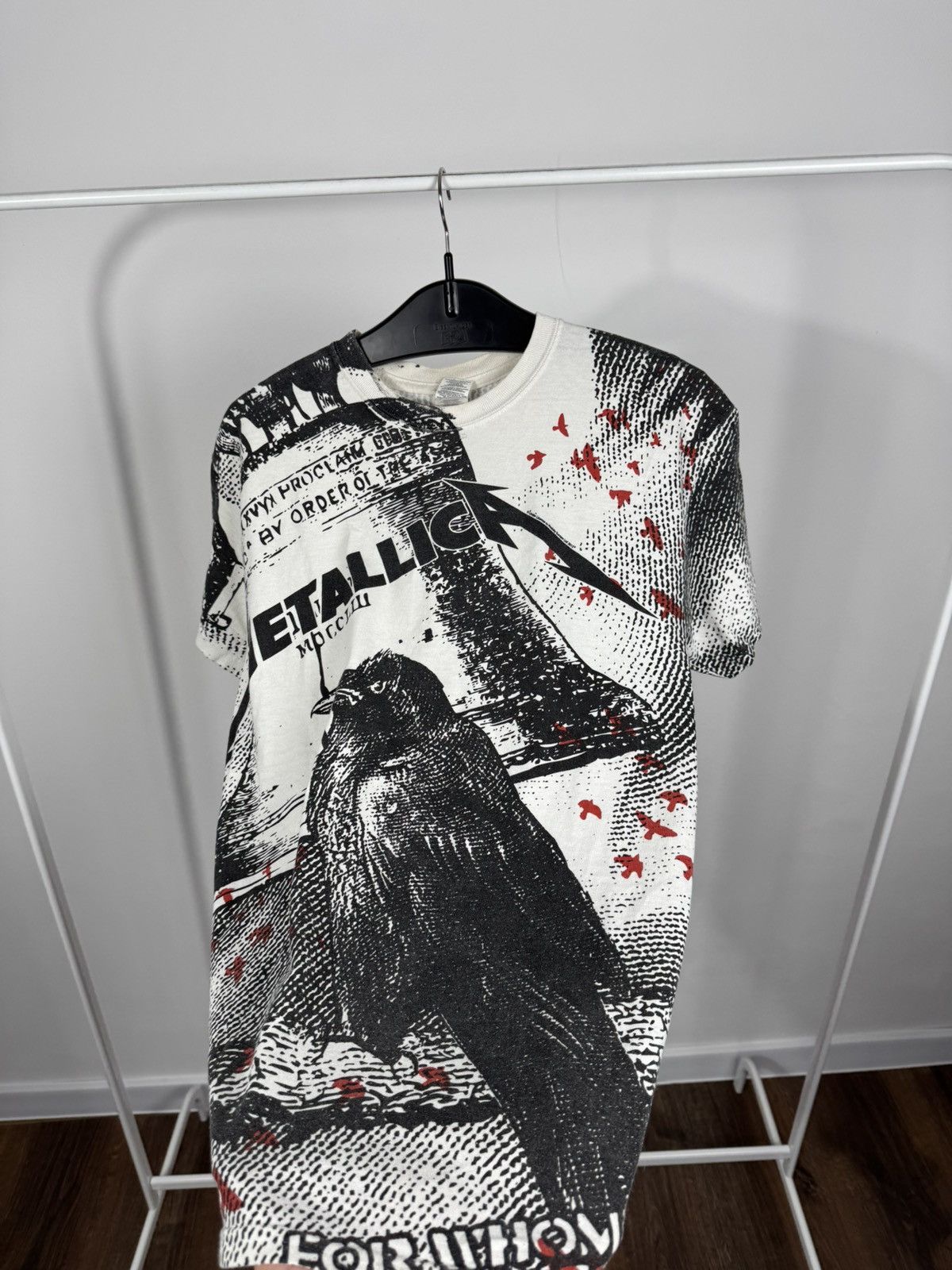 Metallica Metallica All Over Print T Shirt Raven Graphic 2013 Band M Size US M / EU 48-50 / 2 - 10 Thumbnail