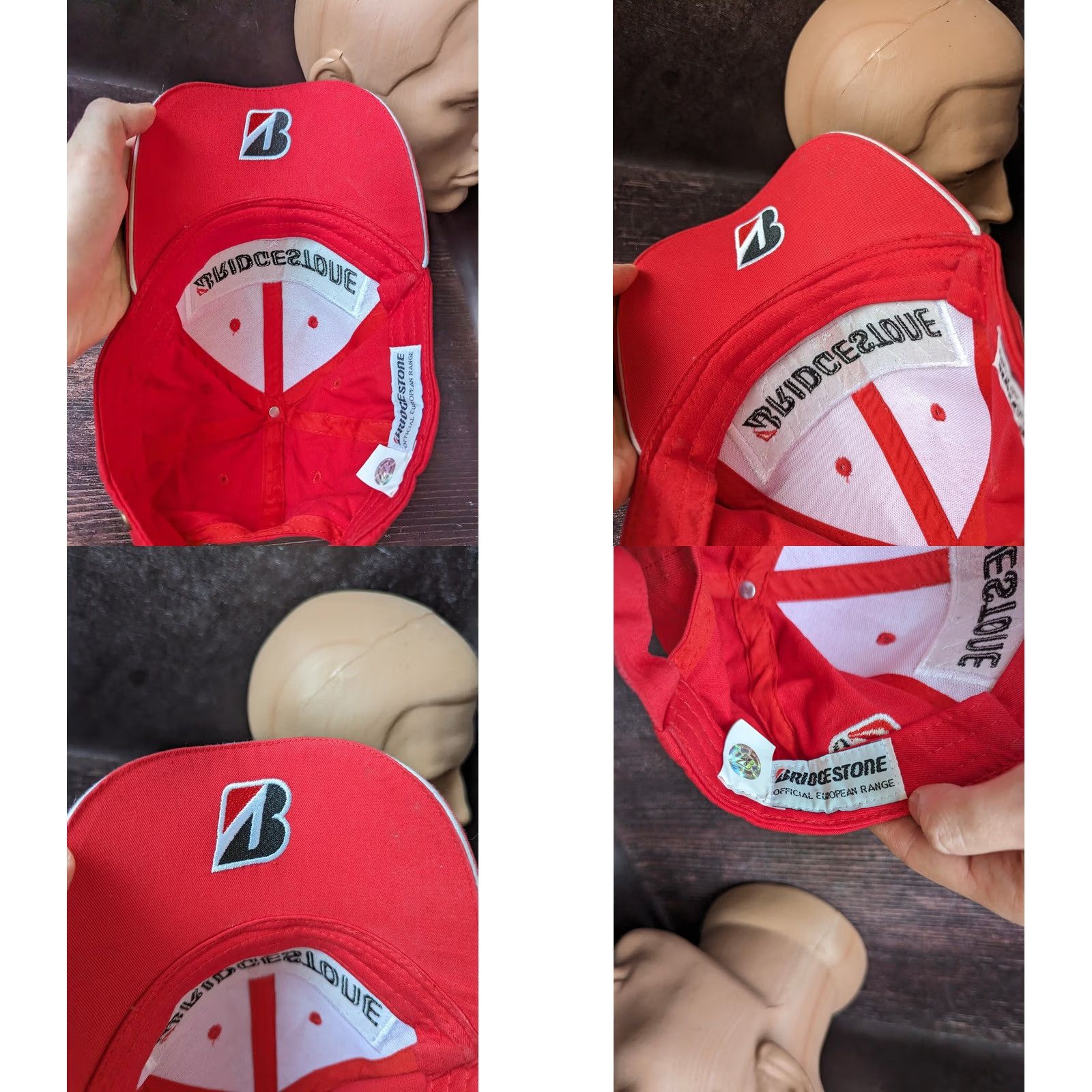 Vintage Bridgestone Podium Trophy Red Baseball Cap Baseball Cap Men One Size Red Size ONE SIZE - 9 Thumbnail