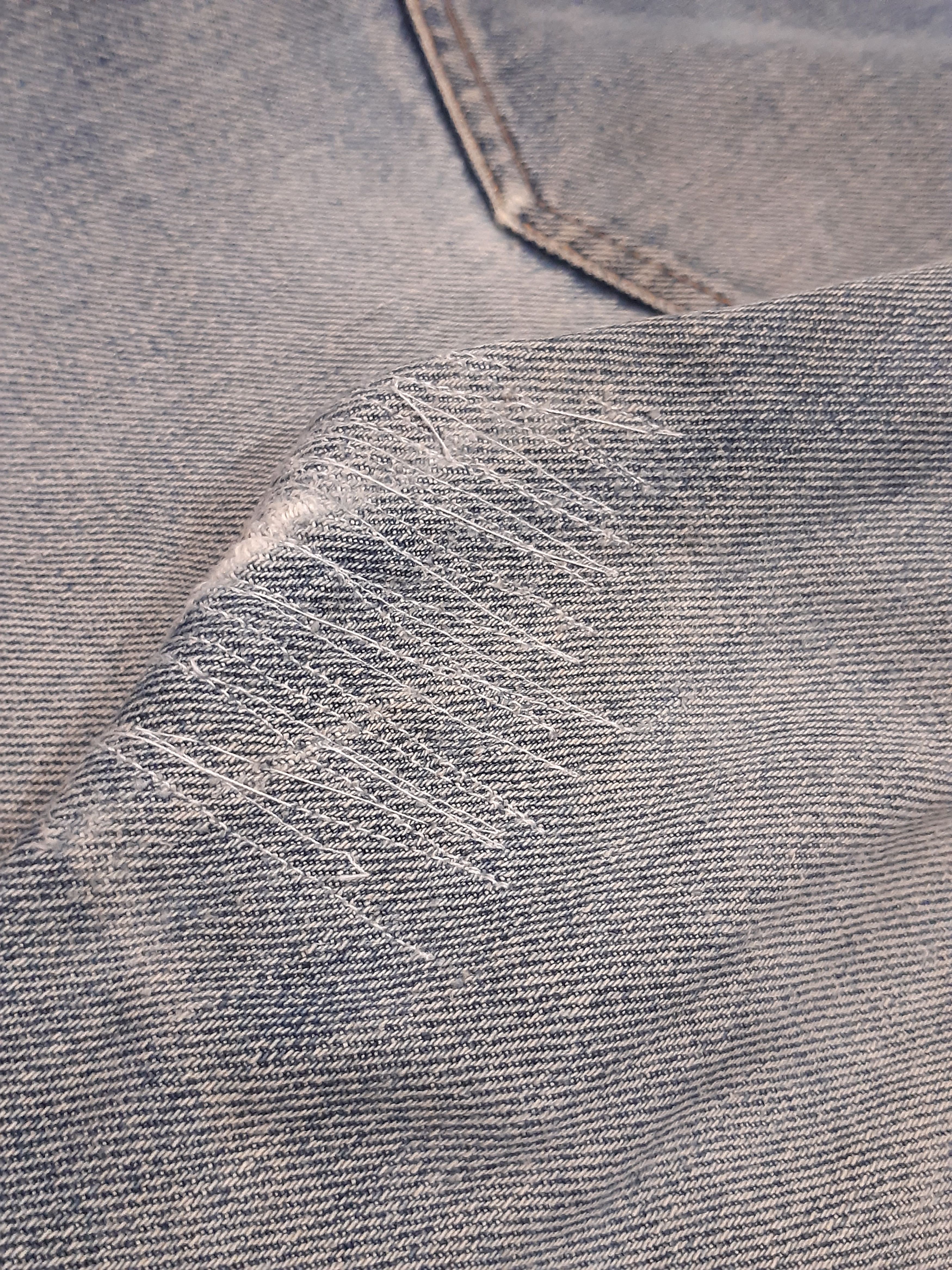 A.P.C. APC Jeans Patchworks Vintage Distressed Size US 31 - 21 Thumbnail