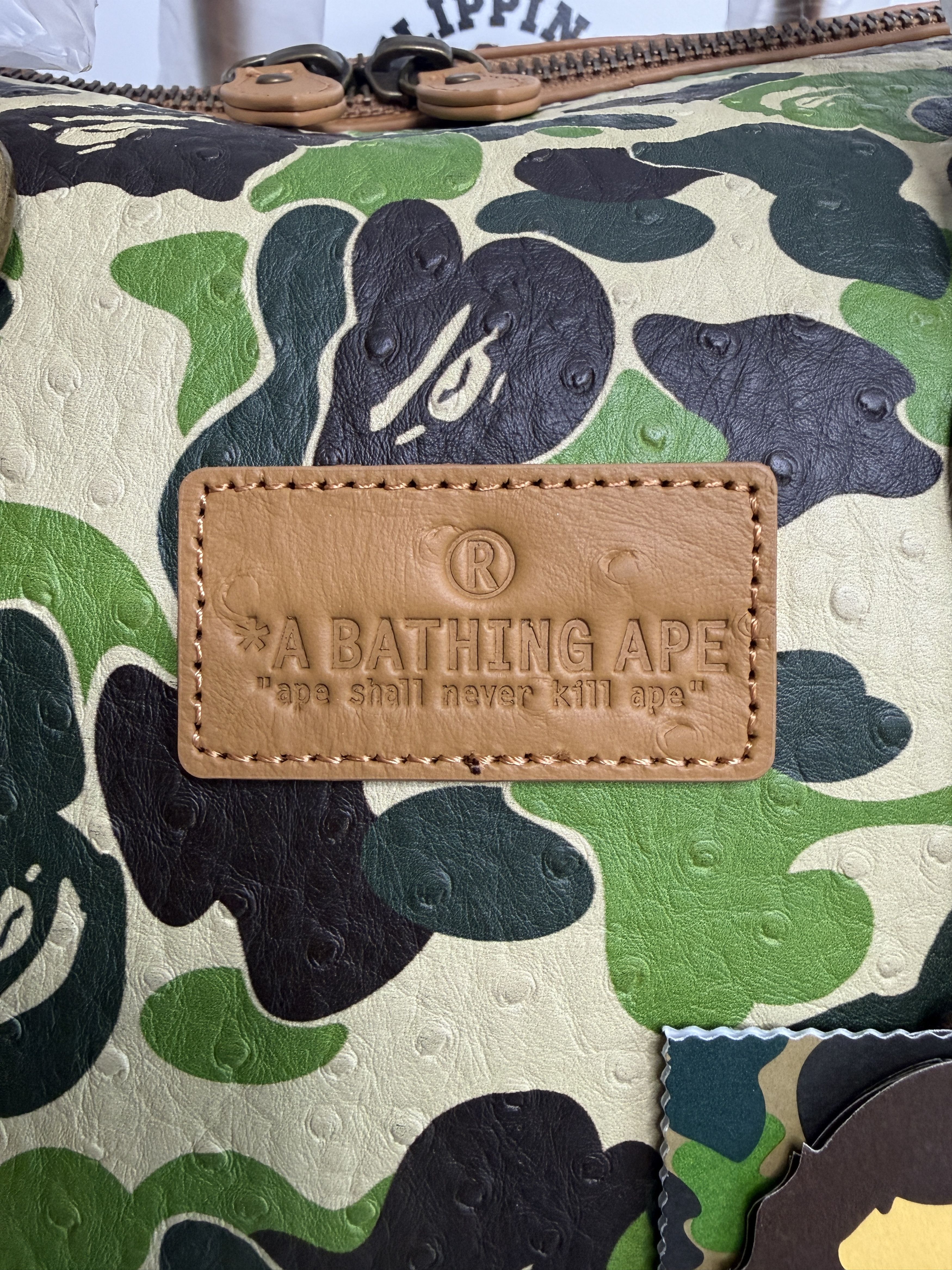 Bape BAPE ABC CAMO PU BOSTON BAG Size ONE SIZE - 10 Thumbnail