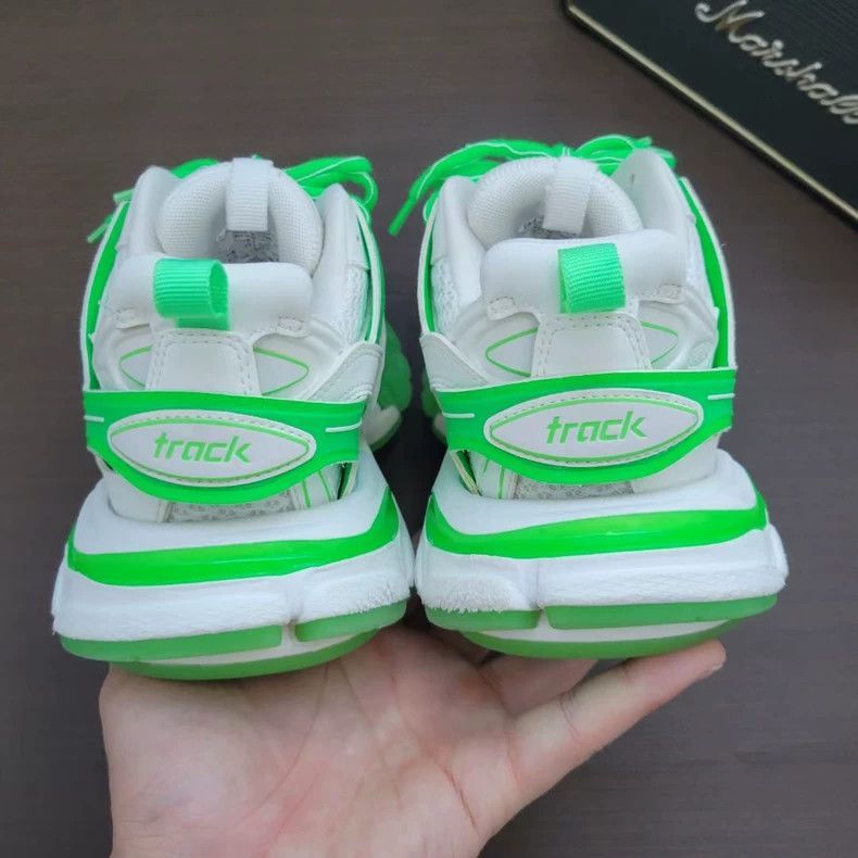 Balenciaga Balenciaga Track Sneakers in White Green-2506 Size US 6 / EU 39 - 6 Thumbnail