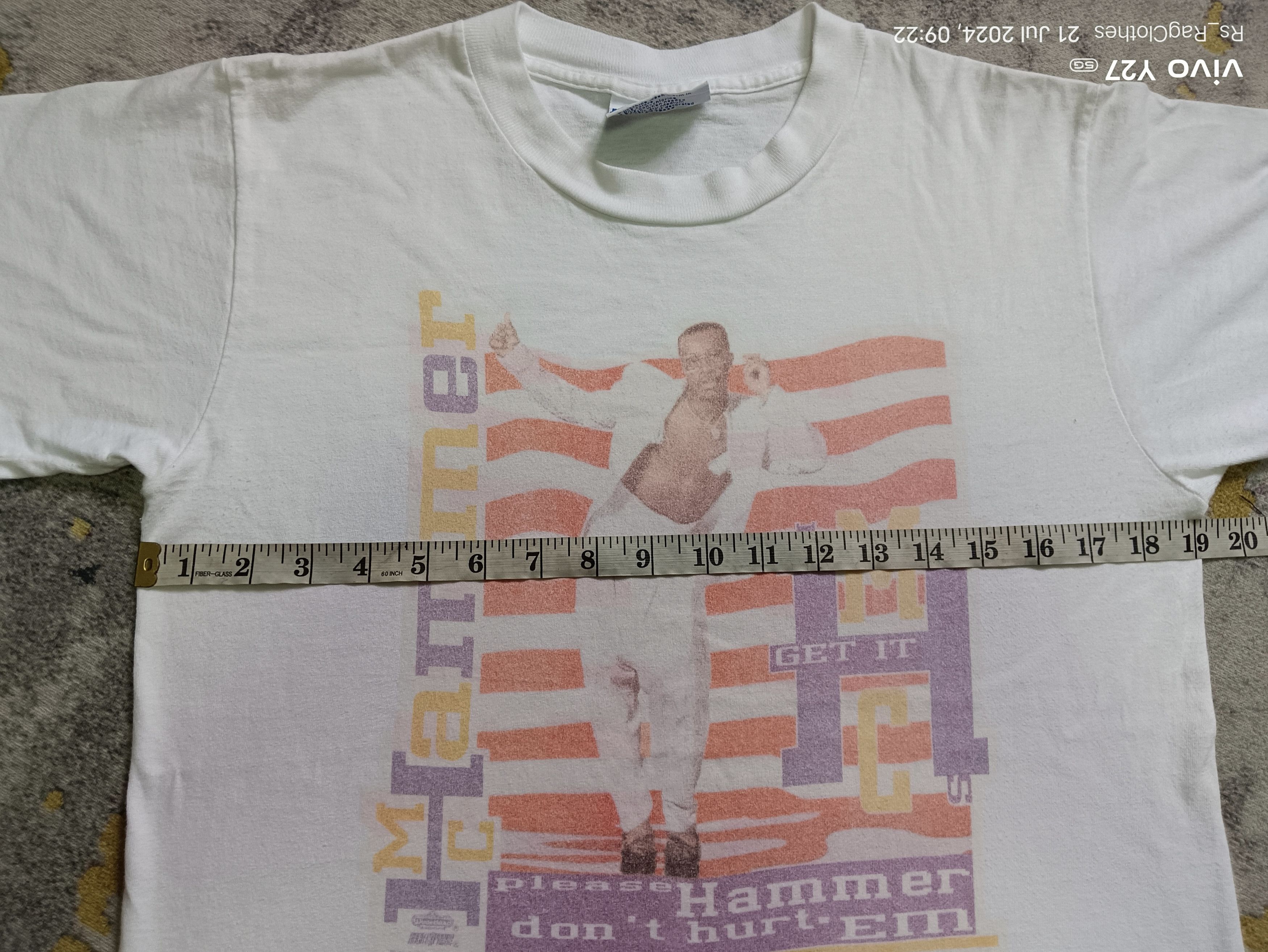 Band Tees × Rap Tees × Vintage Vintage MC HAMMER tee Size US M / EU 48-50 / 2 - 9 Thumbnail