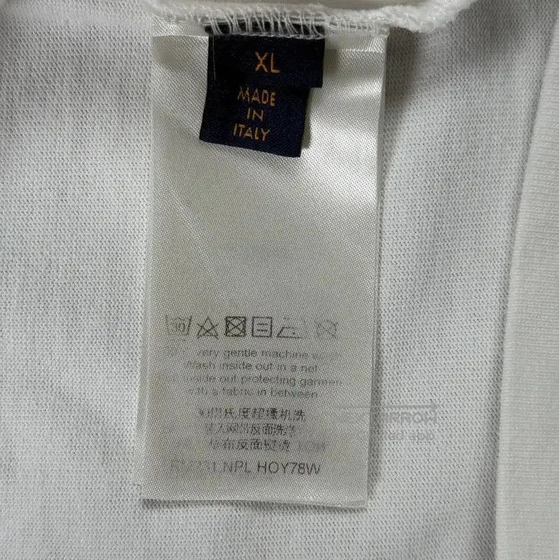 Louis Vuitton Louis Vuitton White Cotton T-Shirt for Men . Size US XL / EU 56 / 4 - 4 Thumbnail