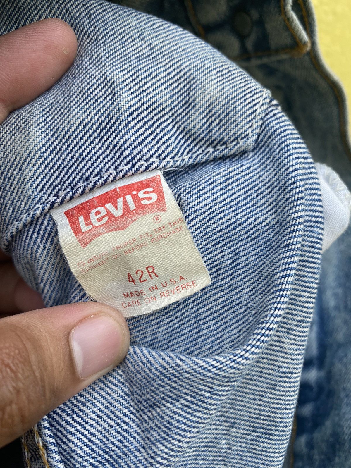Levi's × Vintage Vintage 80s Levis jacket acid wash Size US M / EU 48-50 / 2 - 16 Thumbnail