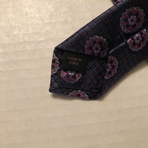 Jos. A. Bank Jos.a.bank men's new charcoal silk tie 3" X 59" Size ONE SIZE - 4 Thumbnail