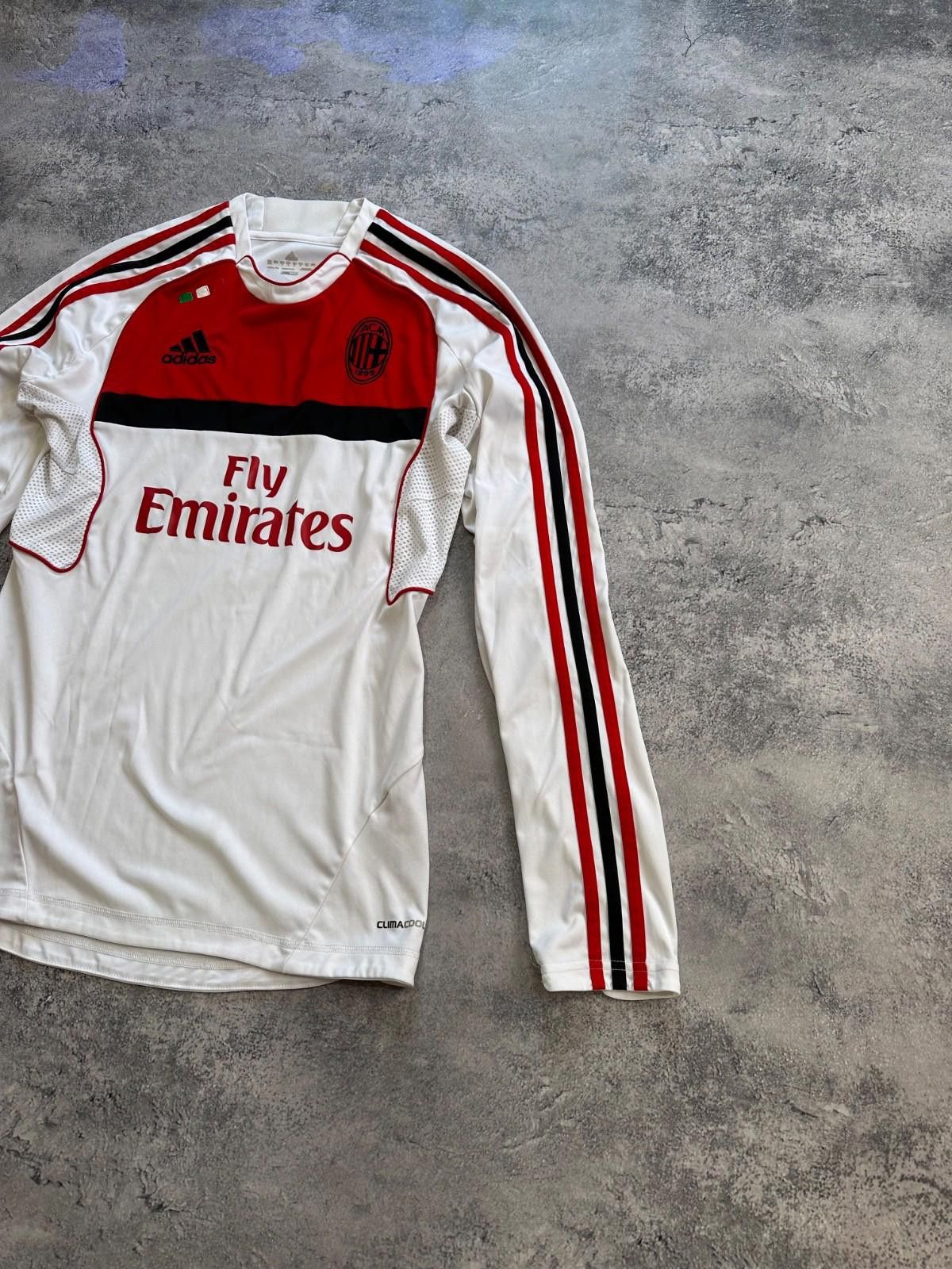 Adidas 2011-12 AC Milan adidas L/S Football Soccer Training Shirt Size ONE SIZE - 3 Thumbnail