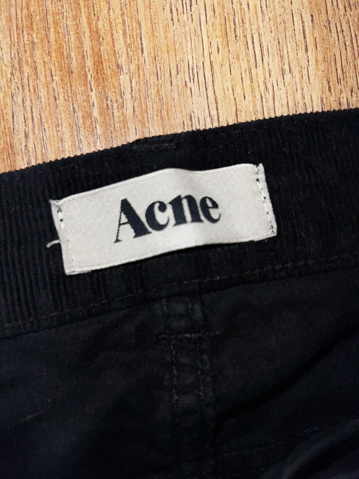 Acne Studios × Velvet × Vintage Acne Ace Cord Black 33/34 Size US 32 / EU 48 - 8 Thumbnail