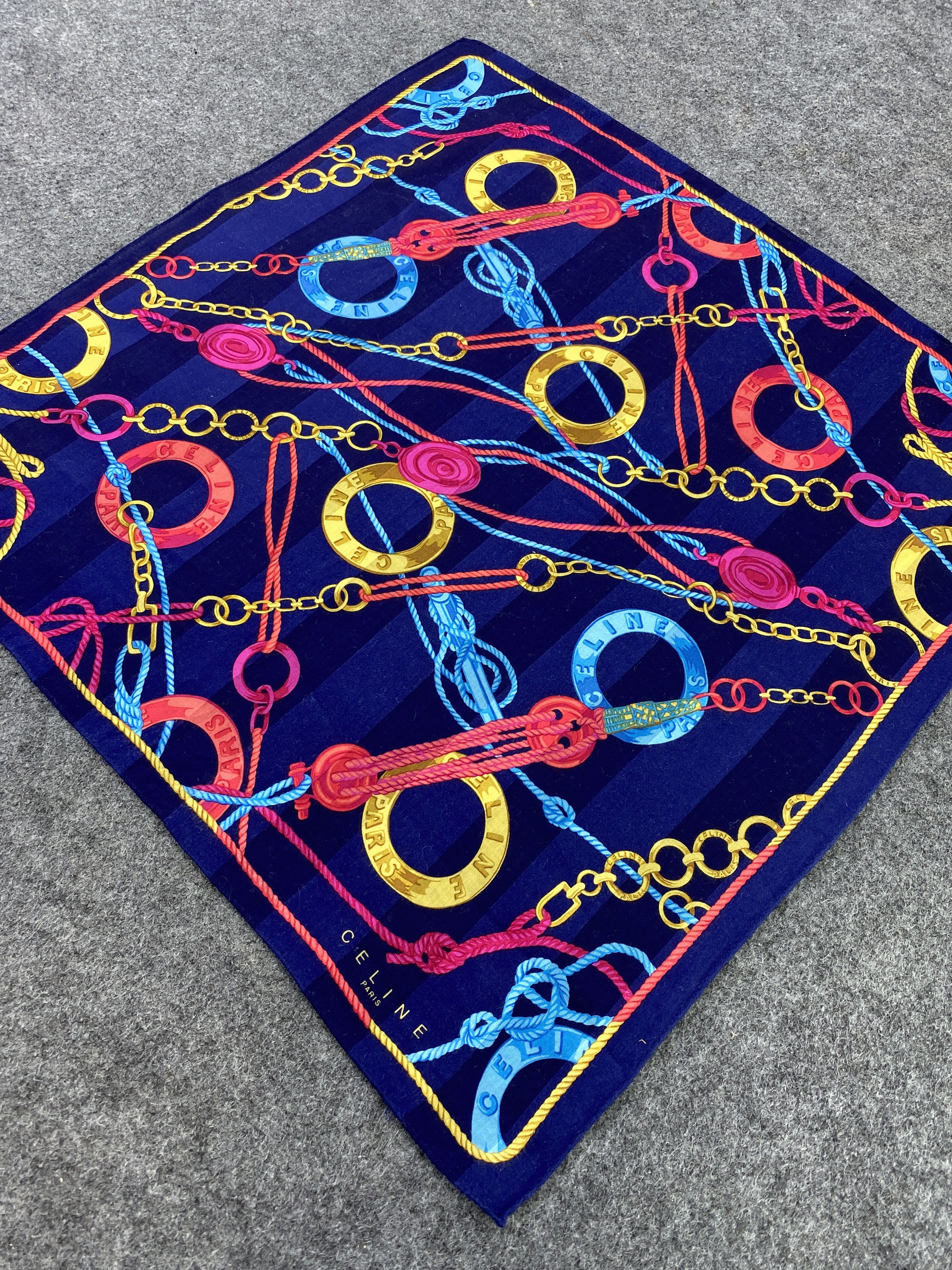 Celine Celine handkerchief bandana neckerchief-B251 Size ONE SIZE - 4 Thumbnail