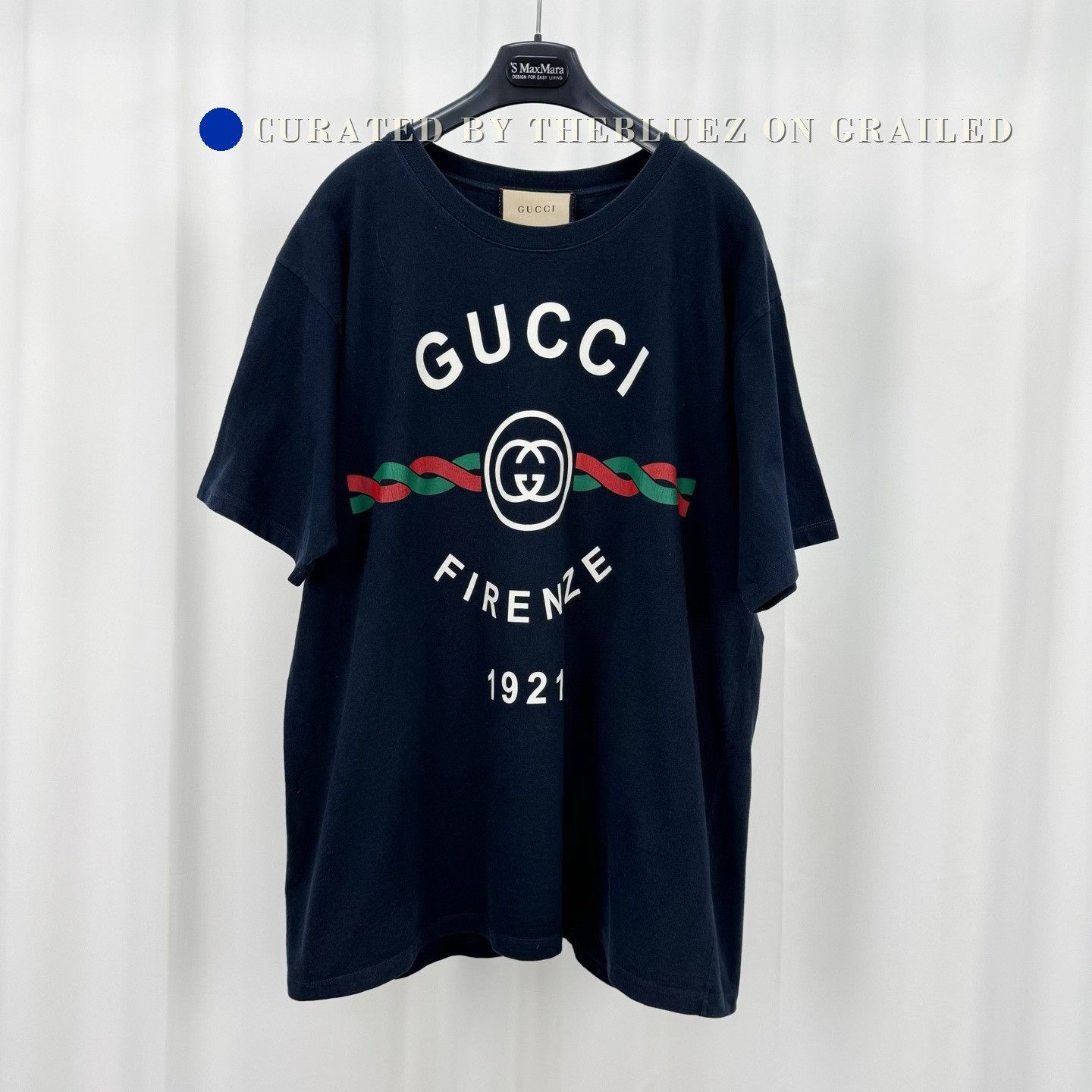 Gucci Gucci Double G Firenze 1921 faded print T-shirt | Grailed