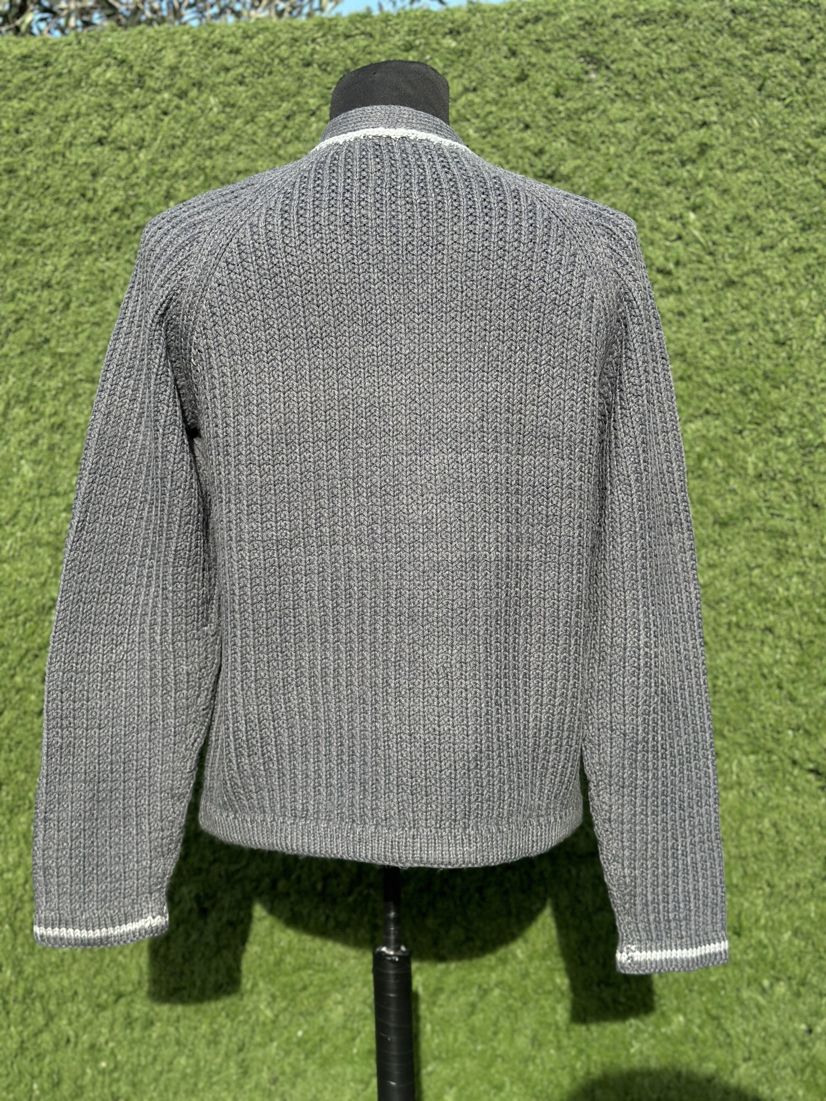 Prada Prada Milano Virgin Wool Chunky Knit Cardigan Size 50 IT M Size US M / EU 48-50 / 2 - 4 Thumbnail