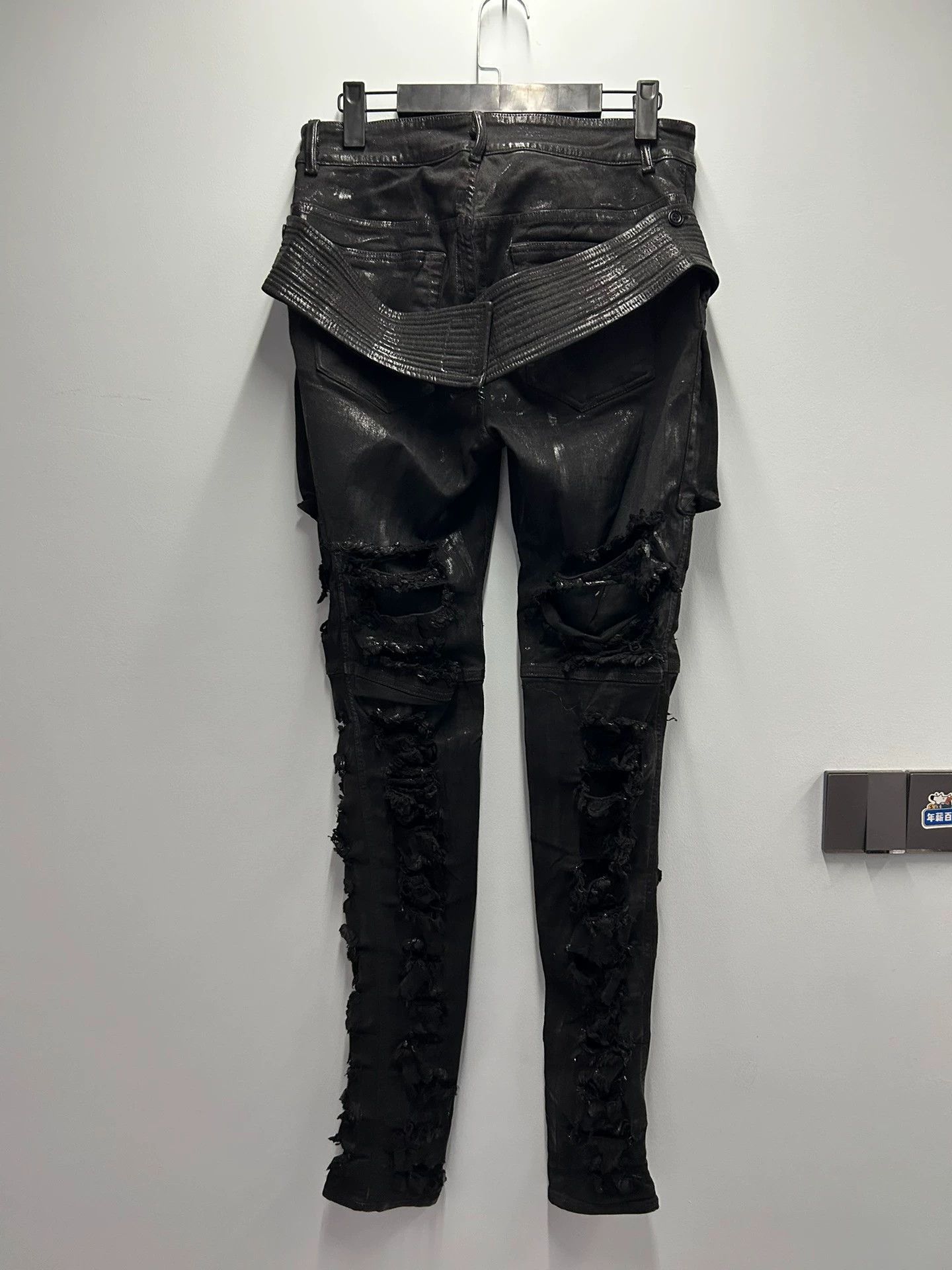 Rick Owens Rick Owens Drkshdw distressed black jeans Size 26" / US 2 / IT 38 - 2 Thumbnail