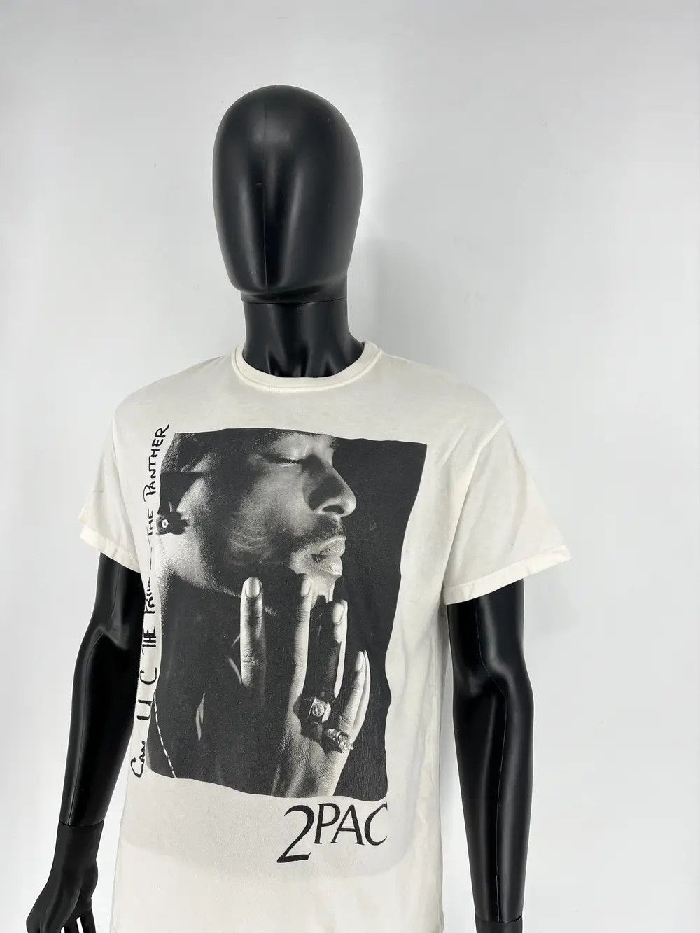 Band Tees × Bershka Vintage Y2K 2PAC Tupac Shakur HipHop Rap Tee Size US L / EU 52-54 / 3 - 5 Thumbnail