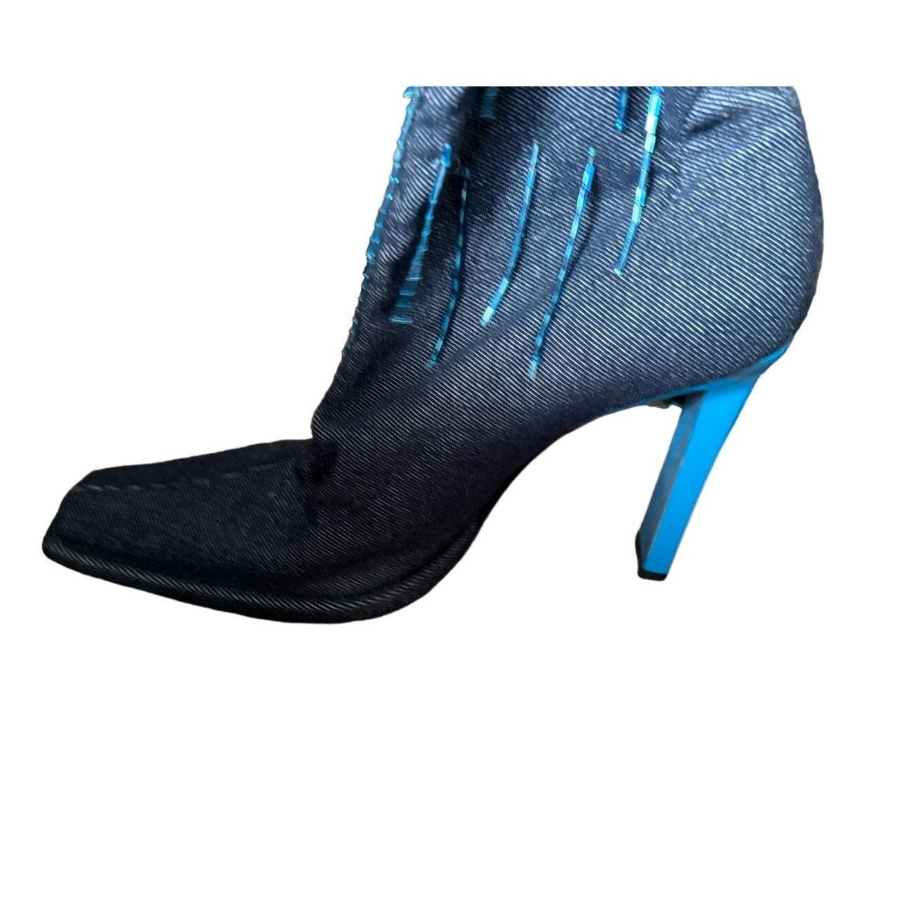 Casadei Gorgeous Casadei Beaded Boots Size US 8 / IT 38 - 2 Thumbnail