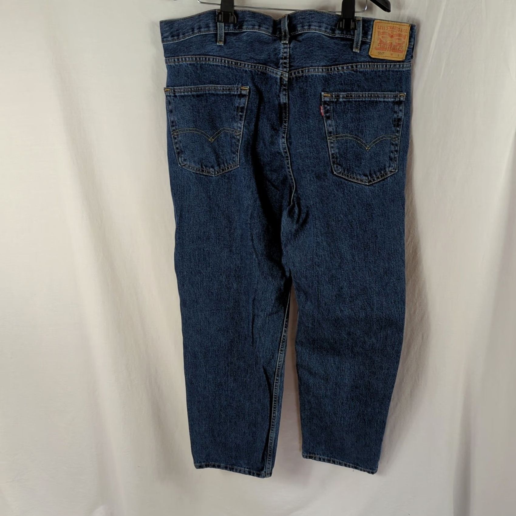 Levi's Levi's 550 Jeans Mens 44X30 Medium Wash Denim Cotton Relaxed Straight 30 Inseam Regular Size Type Jeans Blue Mens Size US 44 / EU 60 - 3 Thumbnail
