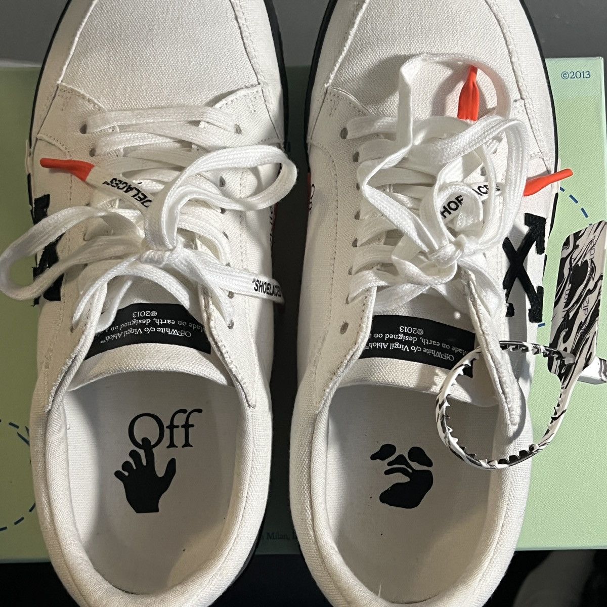 Off-White OFF-WHITE Vulcanized Low Size US 12 / EU 45 - 3 Thumbnail