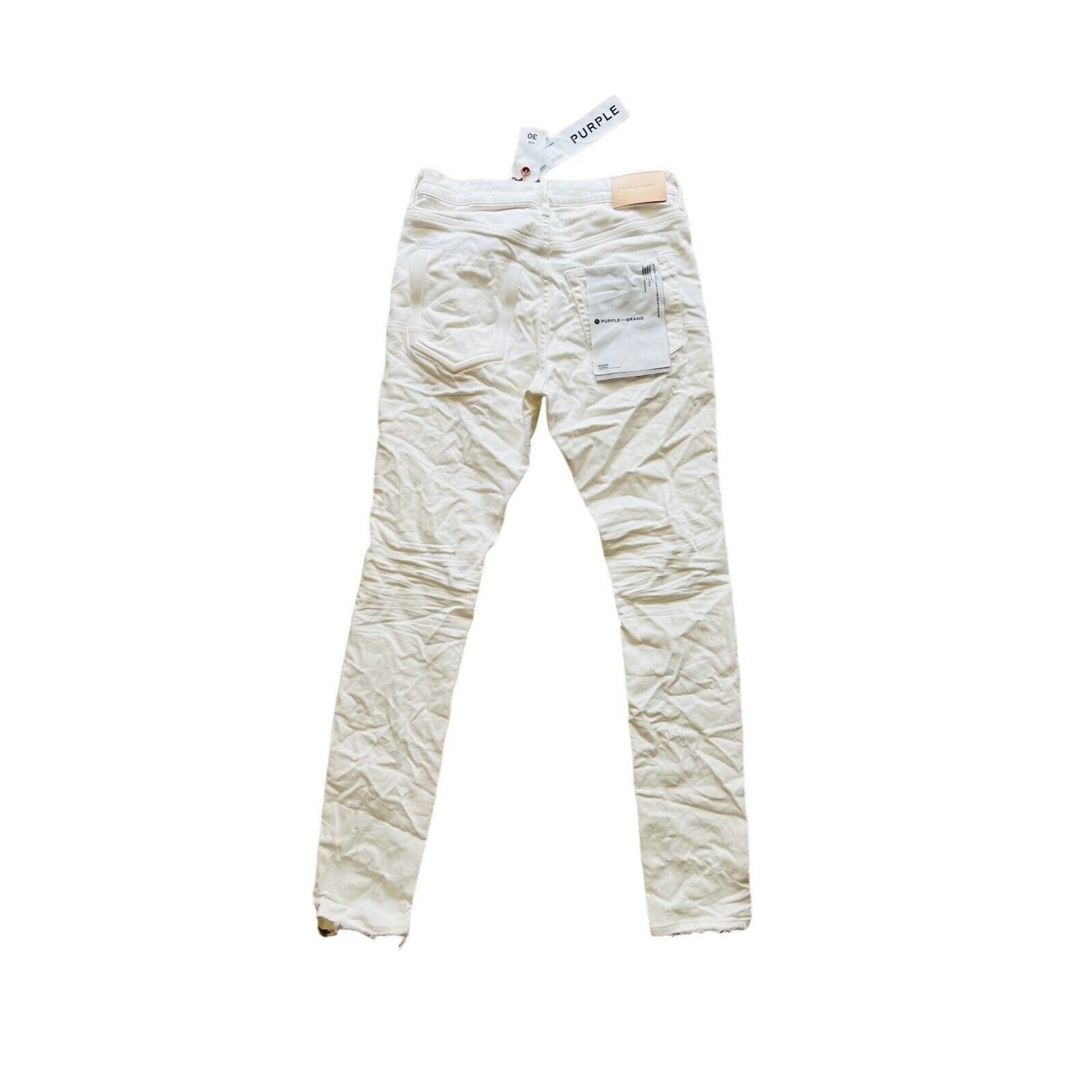 Purple Purple Brand Jeans Mens Slim Fit White P001 $265 Size 30/30 Size US 30 / EU 46 - 4 Thumbnail