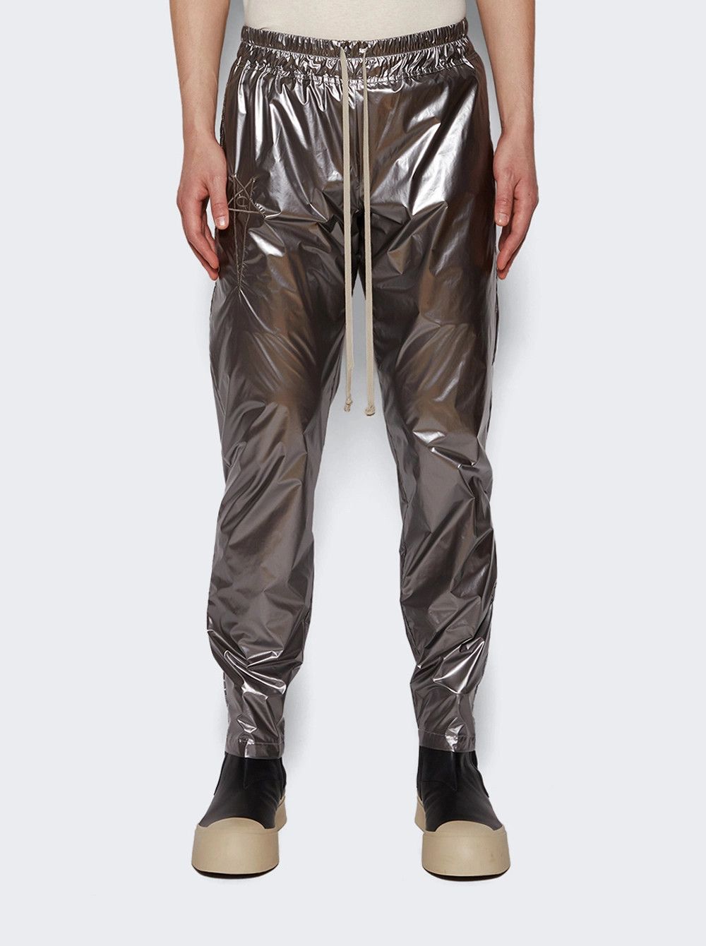 Champion × Rick Owens o1mle0226 Sweatpants & Joggers in Silver Size US 38 / EU 54 - 3 Thumbnail