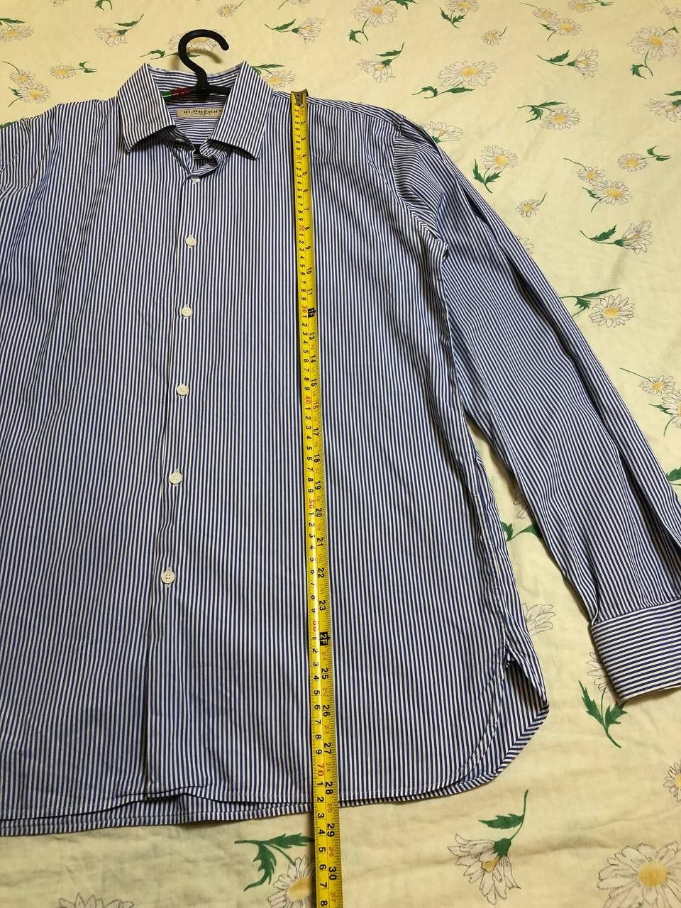Burberry Burberry London Men's Long Sleeve Shirt Stripes Size US L / EU 52-54 / 3 - 9 Thumbnail