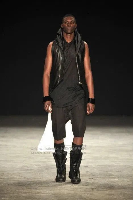 Rick Owens 10ss High Top Airplane Boot Eu40 85 New/ in Black, Men's (Size 7)