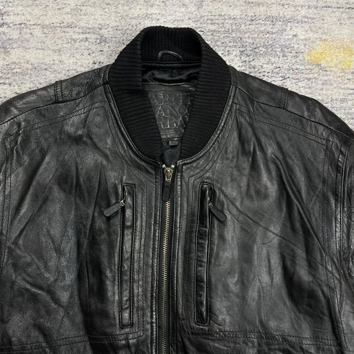 Marithe + Francois Girbaud vtg 90s Marithe francois girbaud multi pocket leather jacket Size US S / EU 44-46 / 1 - 7 Thumbnail