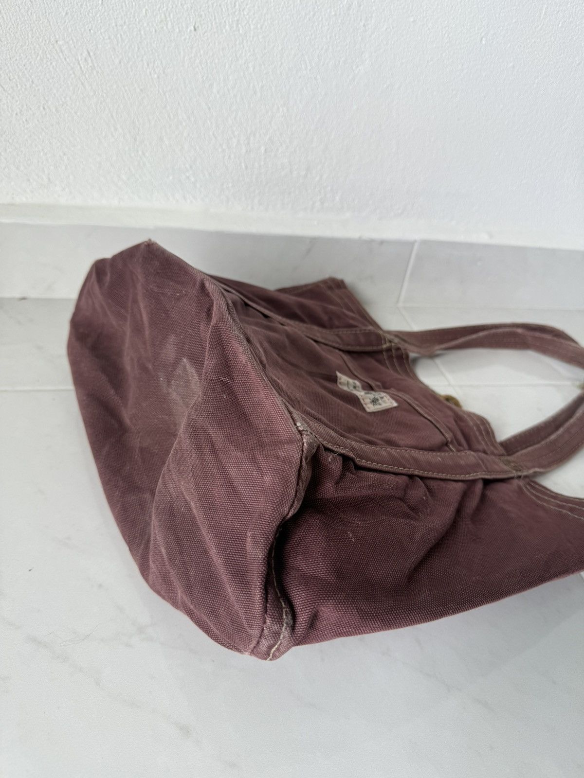 Japanese Brand VTG Japanese Craftmanship Ichizawa Kyoto Red Crimson Totebag Size ONE SIZE - 10 Thumbnail