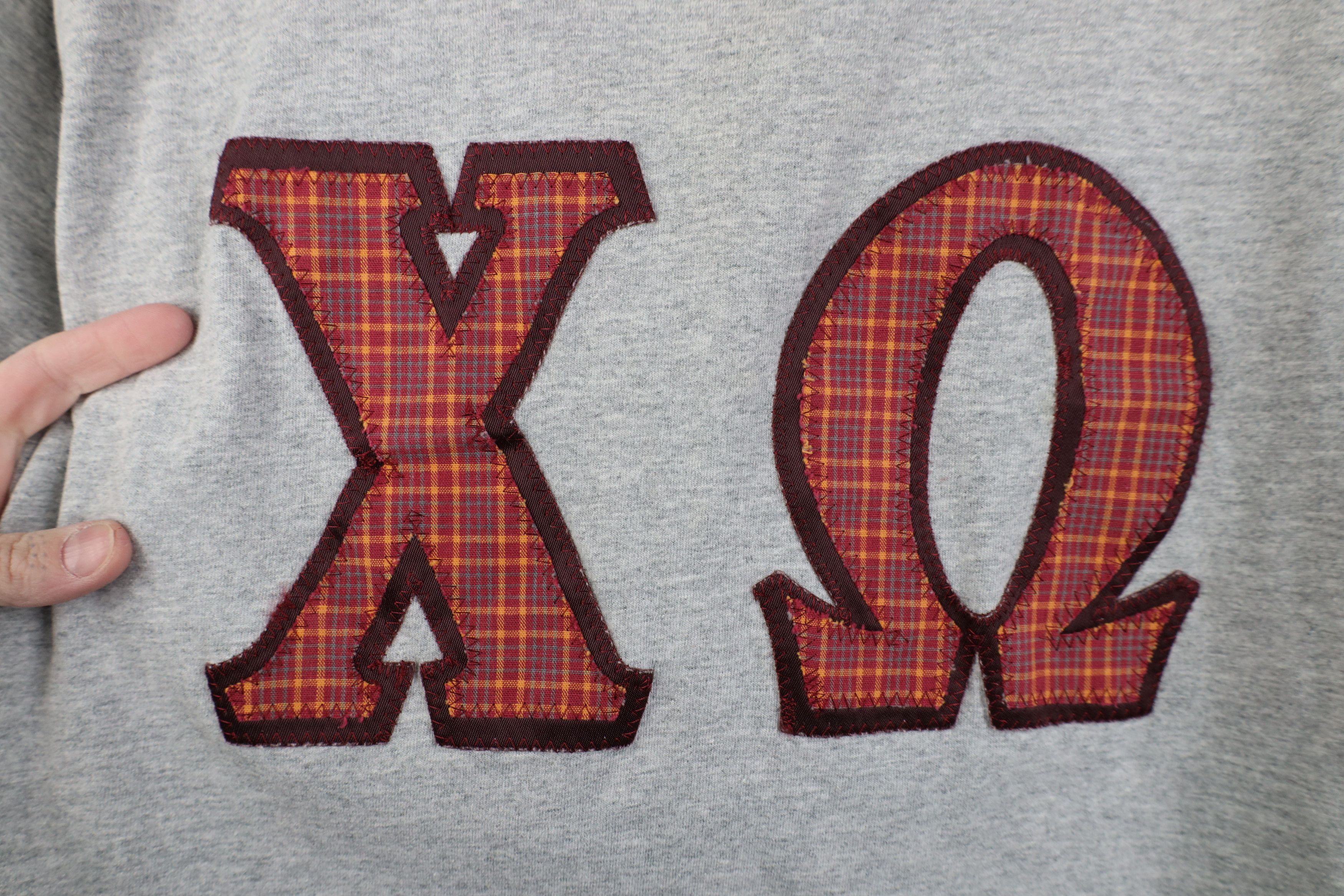 Vintage Vintage 90s Y2K Sorority Short Sleeve T-Shirt Heather Gray Size L / US 10 / IT 46 - 4 Thumbnail