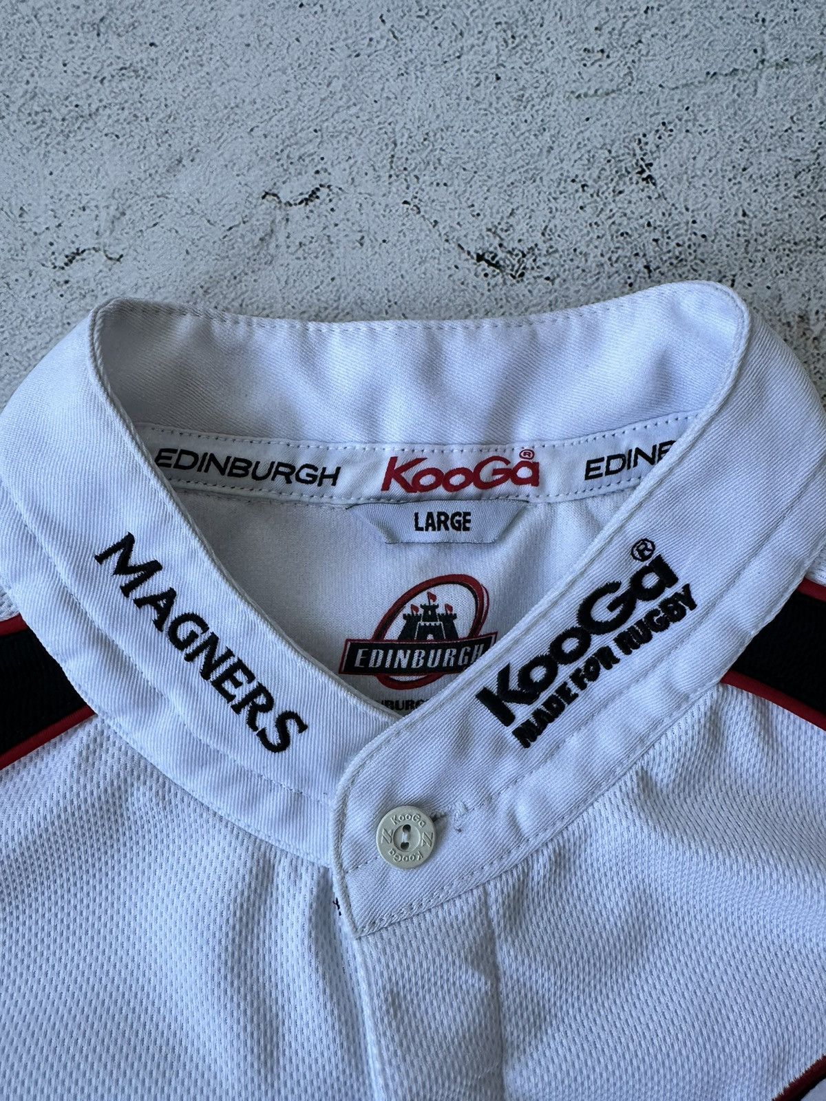 Rugby Ralph Lauren × Vintage Vintage Kooga Edinburgh Rugby Shirt Size US L / EU 52-54 / 3 - 5 Thumbnail