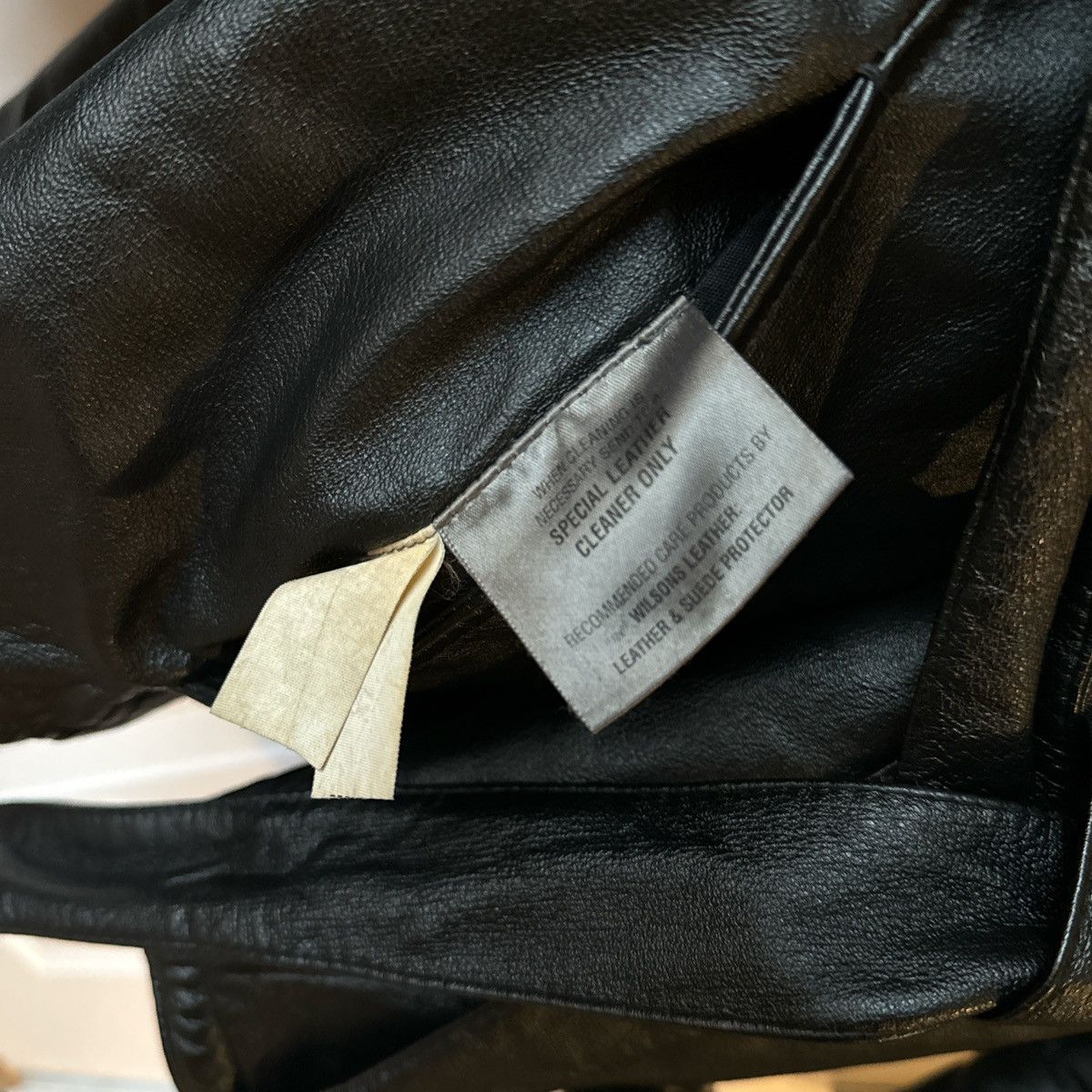 Wilsons Leather Wilson's Leather Black Leather Coat with Faux Fur Lined Hood Size XXL / US 16-18 / IT 52-54 - 5 Thumbnail