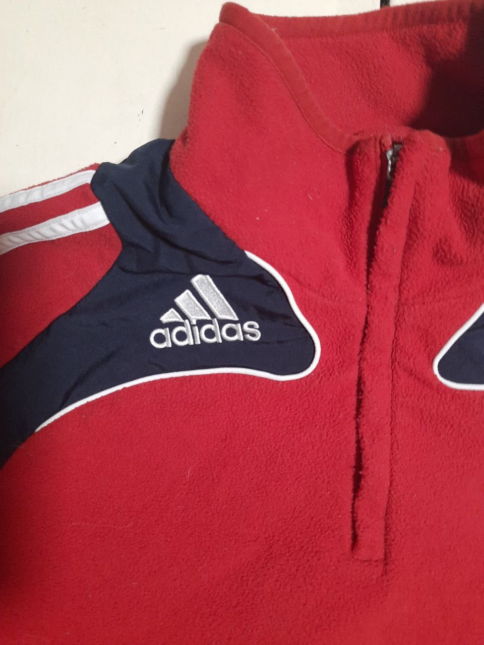 Adidas Adidas Bayern Munich 1/4 Zip Fleece Top 2008-2009 Size US M / EU 48-50 / 2 - 5 Thumbnail
