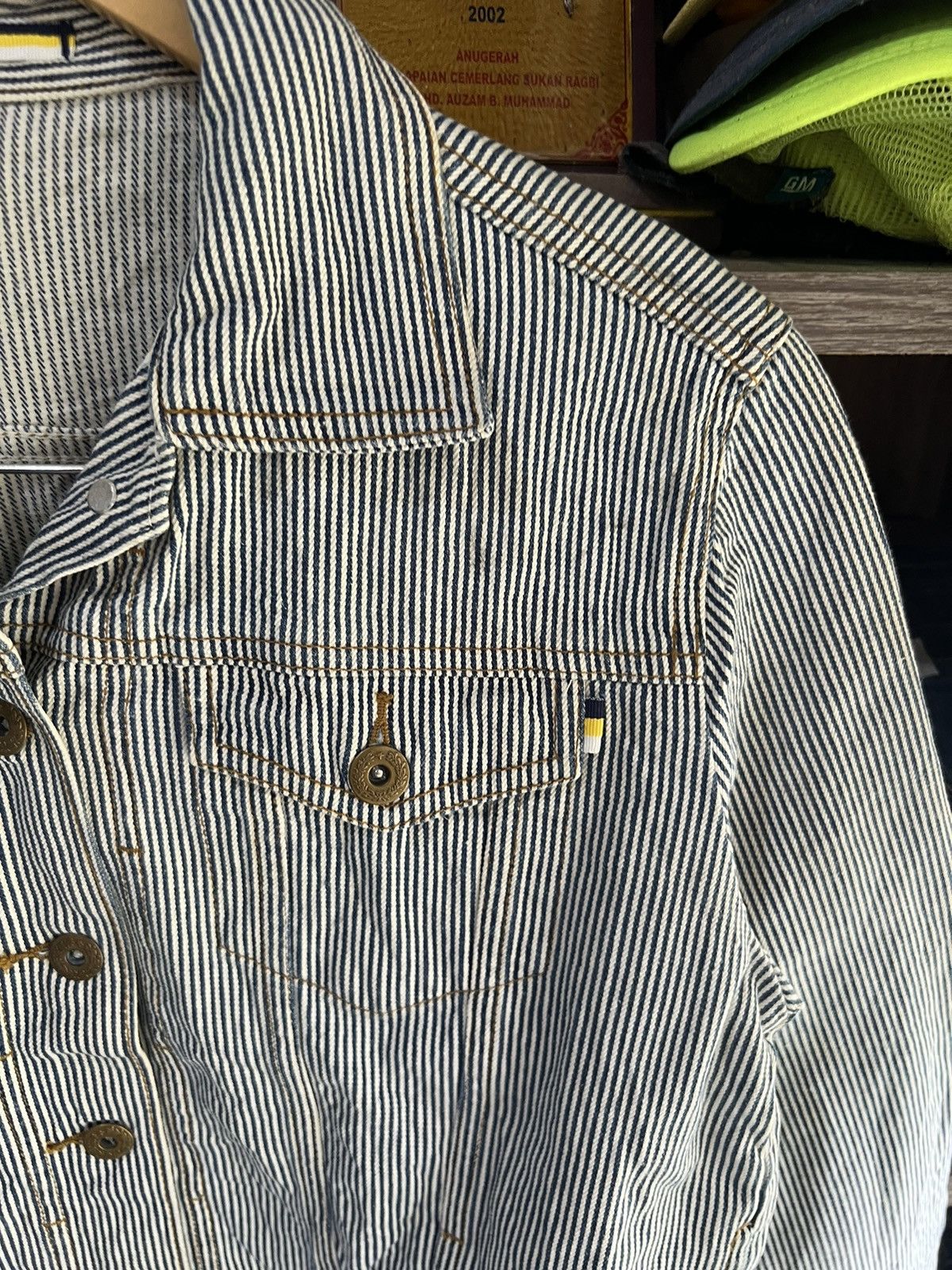 GU 🔥GU Hickory Stripe Denim Jacket Size M / US 6-8 / IT 42-44 - 5 Thumbnail