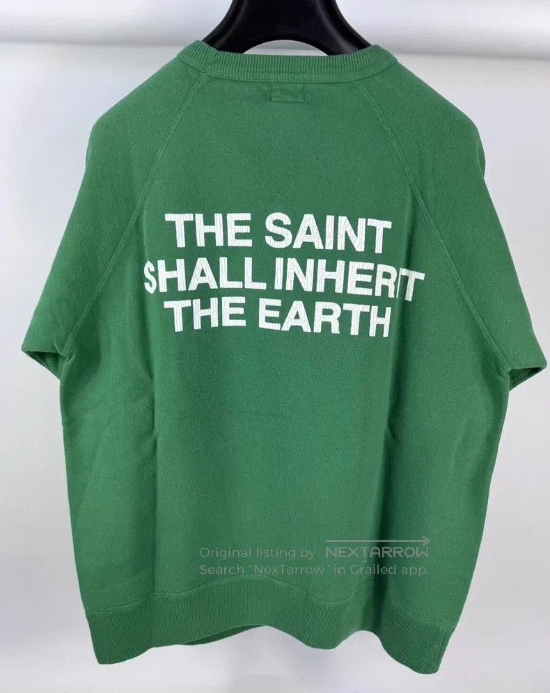 Saint Michael Saint Michael Cream Green Destruction Long Sleeve Sweatshi Size US M / EU 48-50 / 2 - 5 Thumbnail