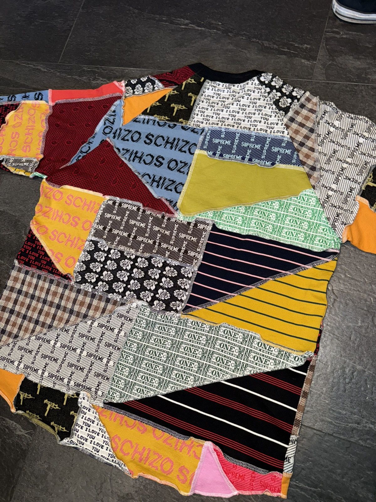 Supreme Supreme Patchwork Jacquard L/S Top Size US L / EU 52-54 / 3 - 8 Thumbnail