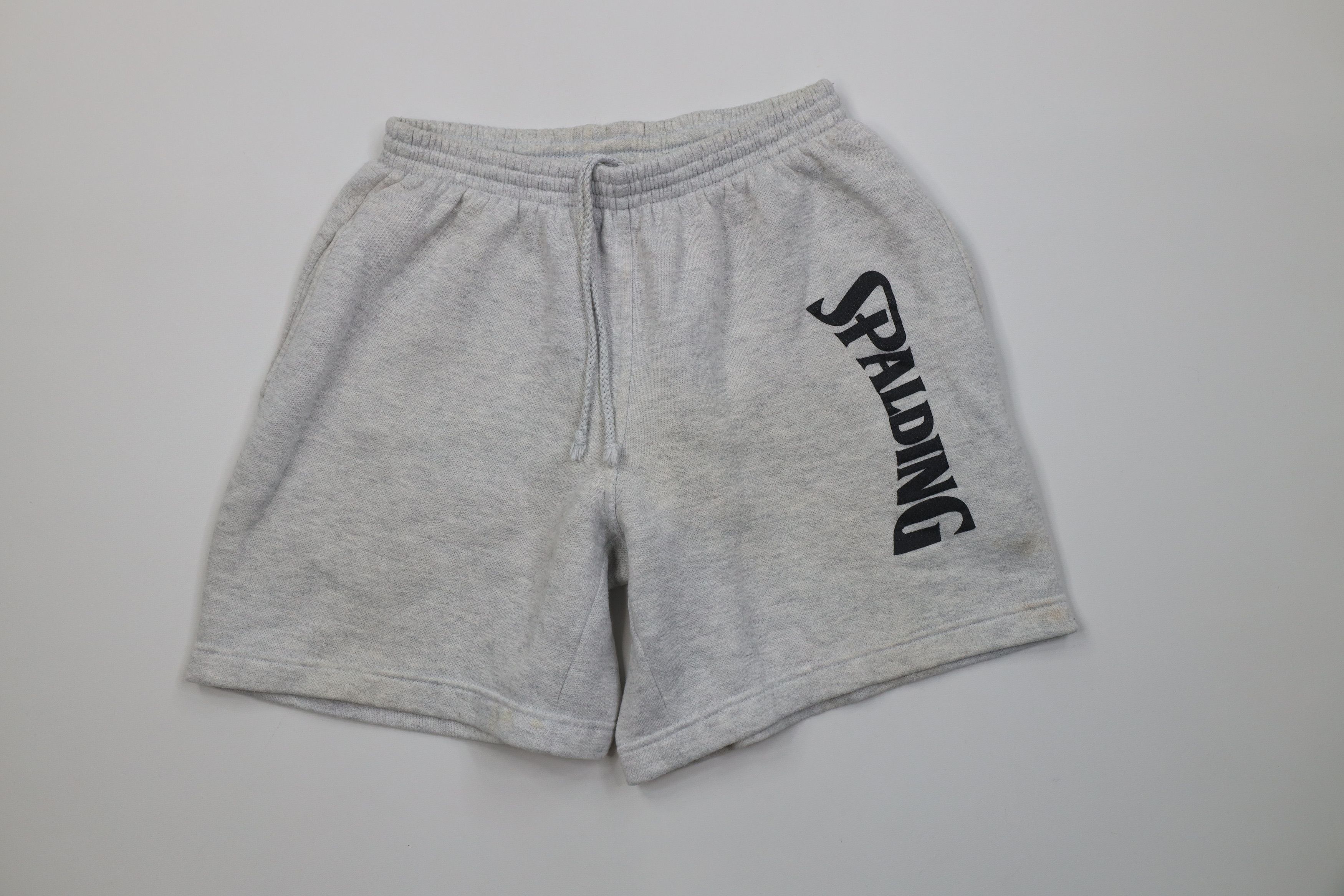 Spalding Vintage 90s Spalding Above Knee Sweatpants Shorts Gray Size US 32 / EU 48 - 1 Thumbnail