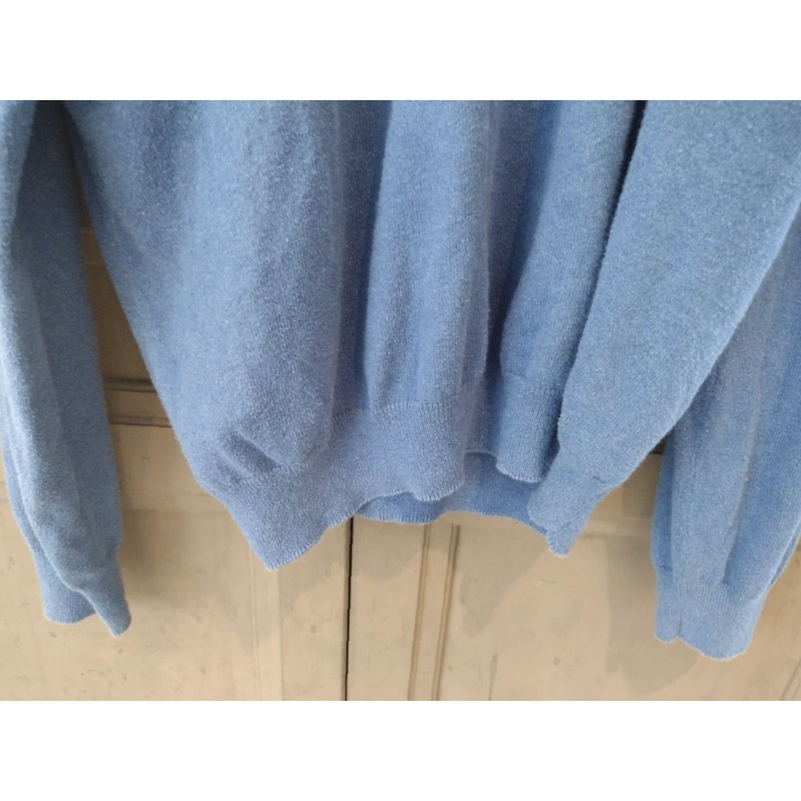 Chaps Chaps Cashmere Sweater Mens Large Long Sleeve Pullover Crew Neck Logo Blue 90s Preppy Size US L / EU 52-54 / 3 - 5 Thumbnail