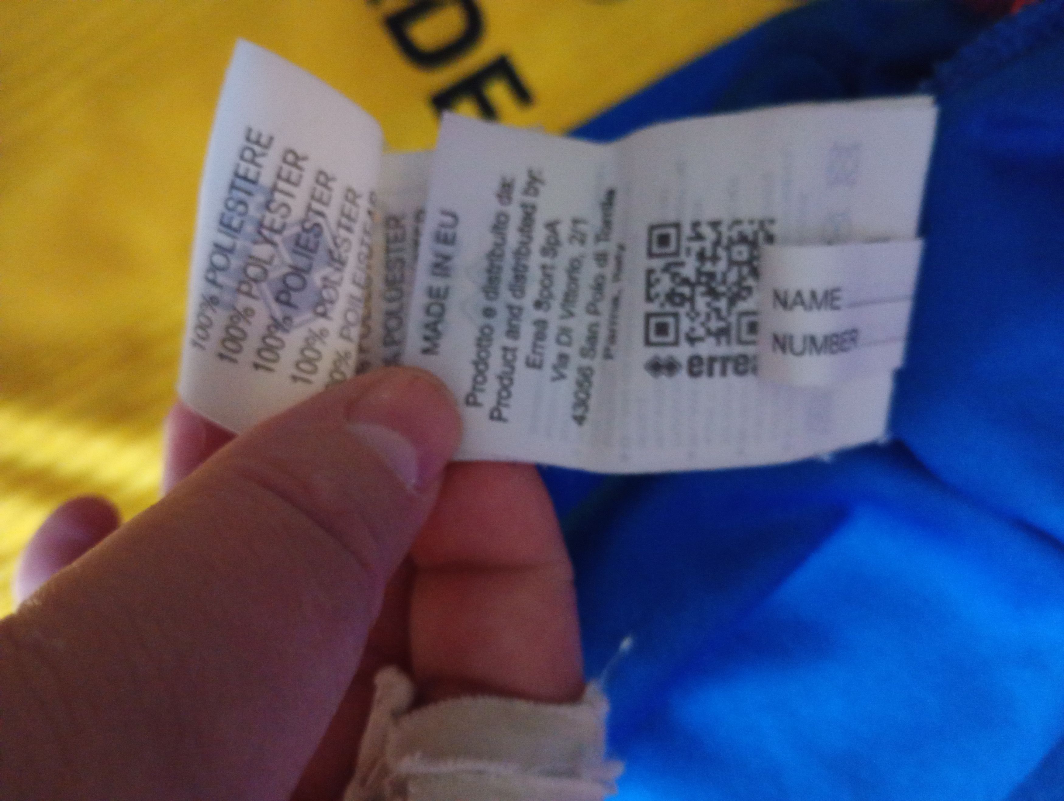 Errea Errea Fyrir Island KSI Jersey 2018-2019 Size US XXS / EU 40 - 11 Thumbnail