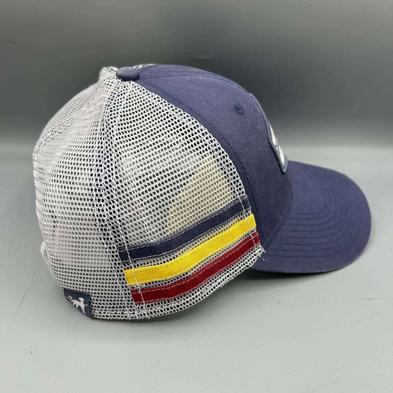 Other Salty Tails Coastal & Free Trucker Hat Men Purple Snap Back Size ONE SIZE - 4 Thumbnail