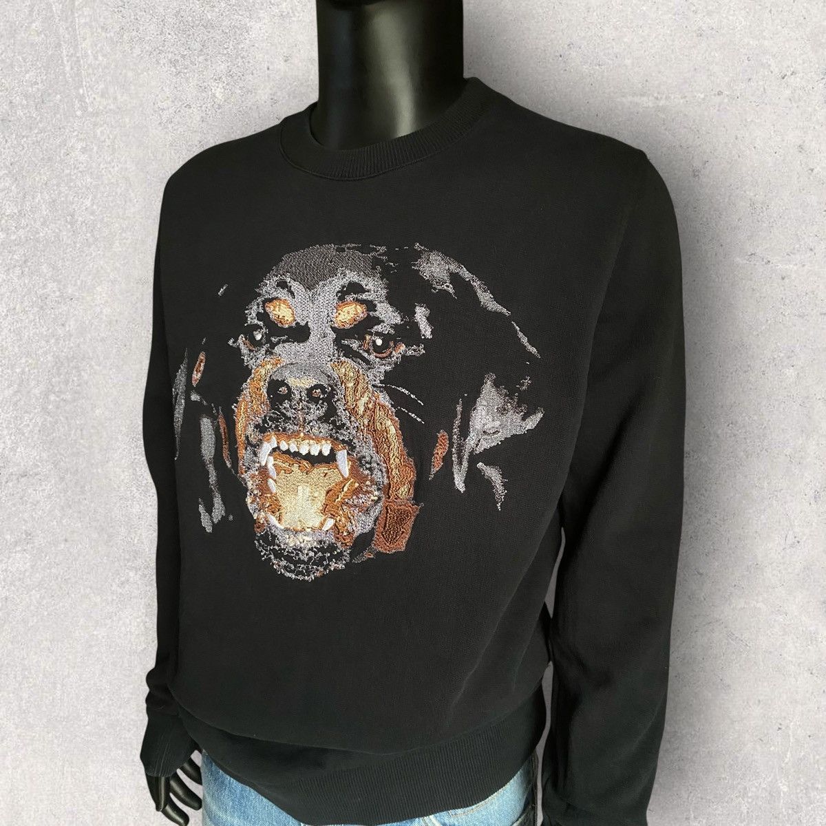 Givenchy Fall15 Rottweiler Embroidered Oversize Sweater Size US XS / EU 42 / 0 - 1 Thumbnail