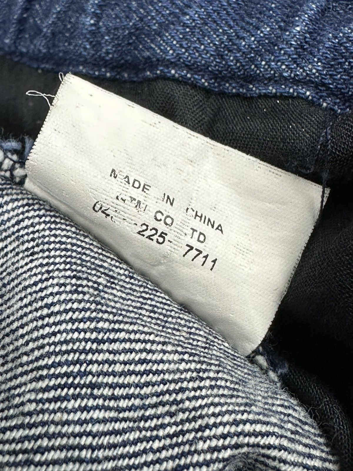 If Six Was Nine × Le Grande Bleu (L.G.B.) 🔥Rare🔥Kapital Inspired Baggy Twist Waist Sashiko Denim Size US 35 - 18 Thumbnail