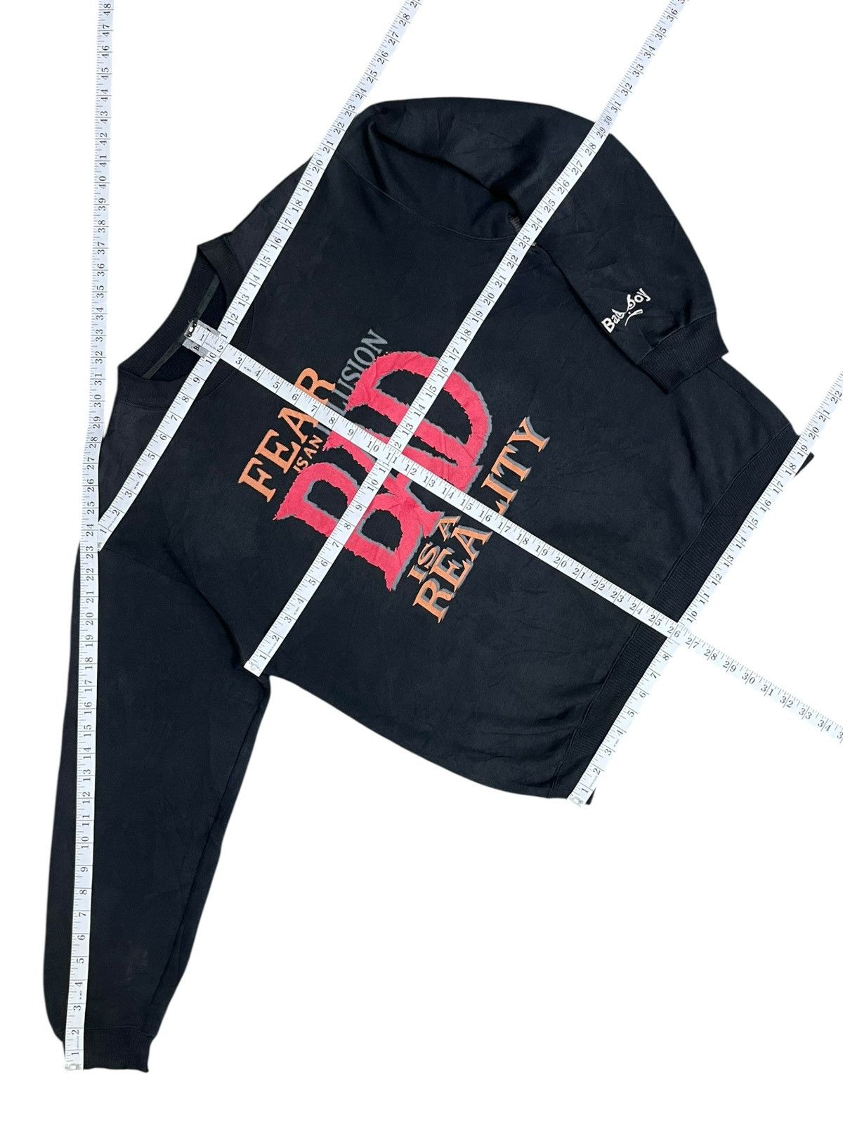 Flight Club Vintage BAD BOY "Fear Is An Illusion" MMA Fight Crewneck Size US L / EU 52-54 / 3 - 11 Thumbnail