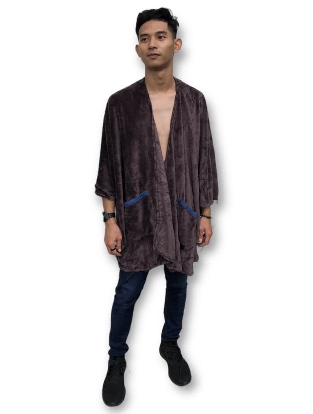 Yohji Yamamoto 🔥Vintage Y's For Living by Yohji Yamamoto Heated Shawl Size US M / EU 48-50 / 2 - 3 Thumbnail
