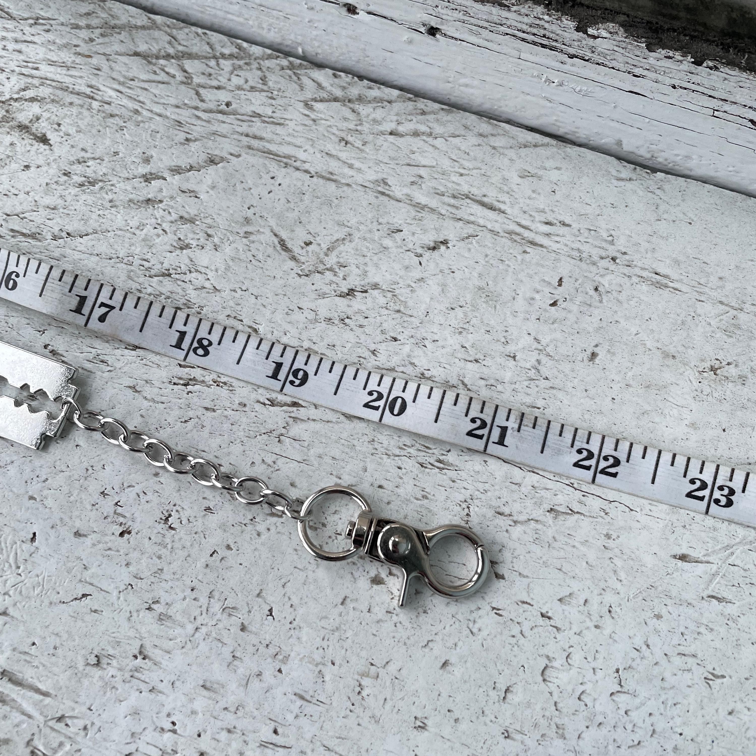 Other Razor Y2K Matte Chrome Stainless Steel Grunge Punk Goth Size ONE SIZE - 10 Thumbnail