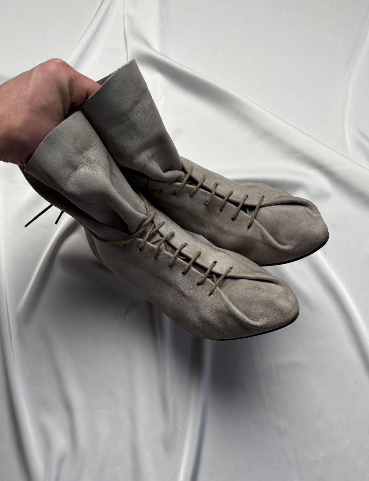 Vintage Vintage 80s rare heels lace up boots Size US 8.5 / EU 41-42 - 4 Thumbnail