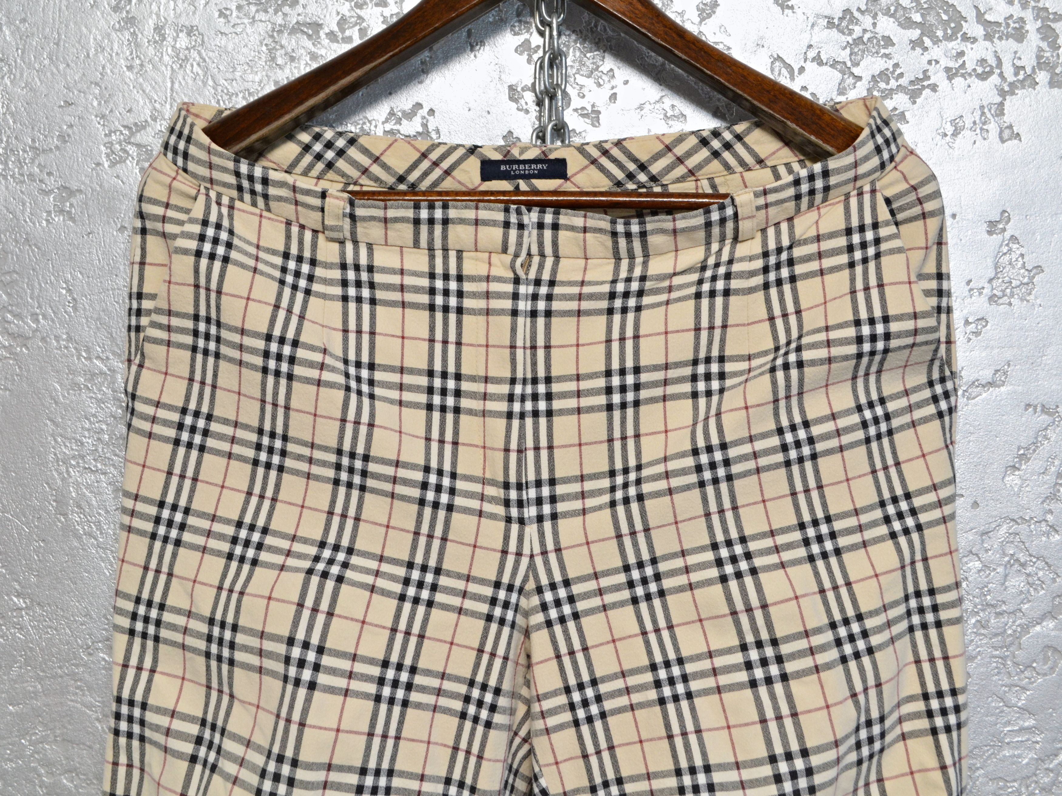 Burberry Burberry London Nova Check Capri Pants US12 UK16 Size 34" / US 12 / IT 48 - 4 Thumbnail