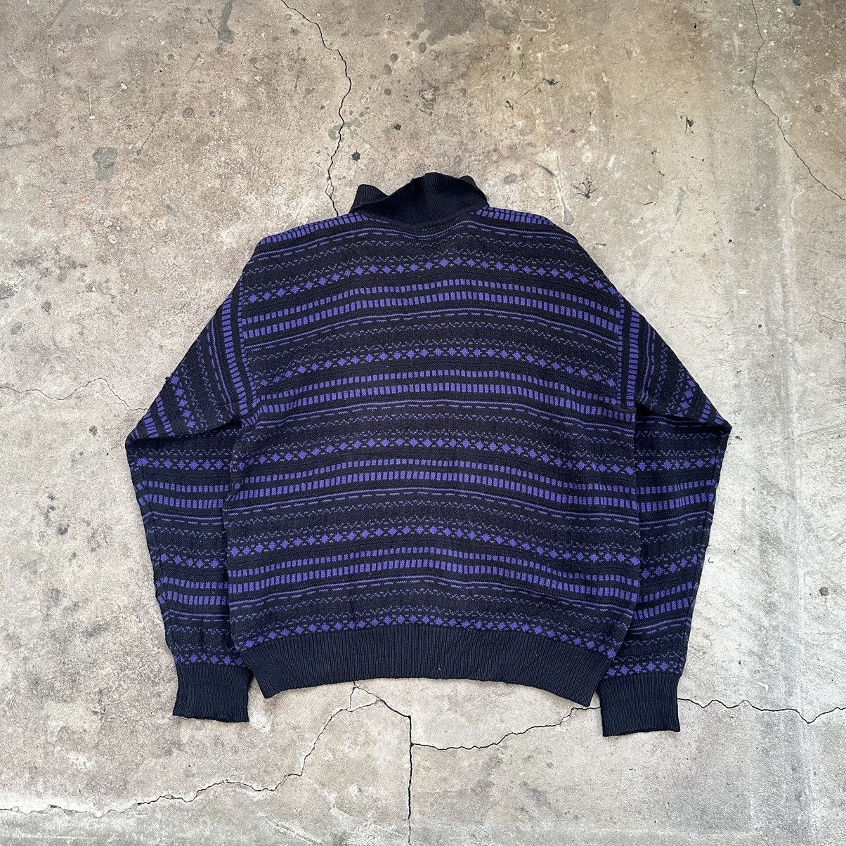 Burberry Vintage Burberrys 90s Lambswool Checkered Grey Sweater Size US XL / EU 56 / 4 - 11 Thumbnail
